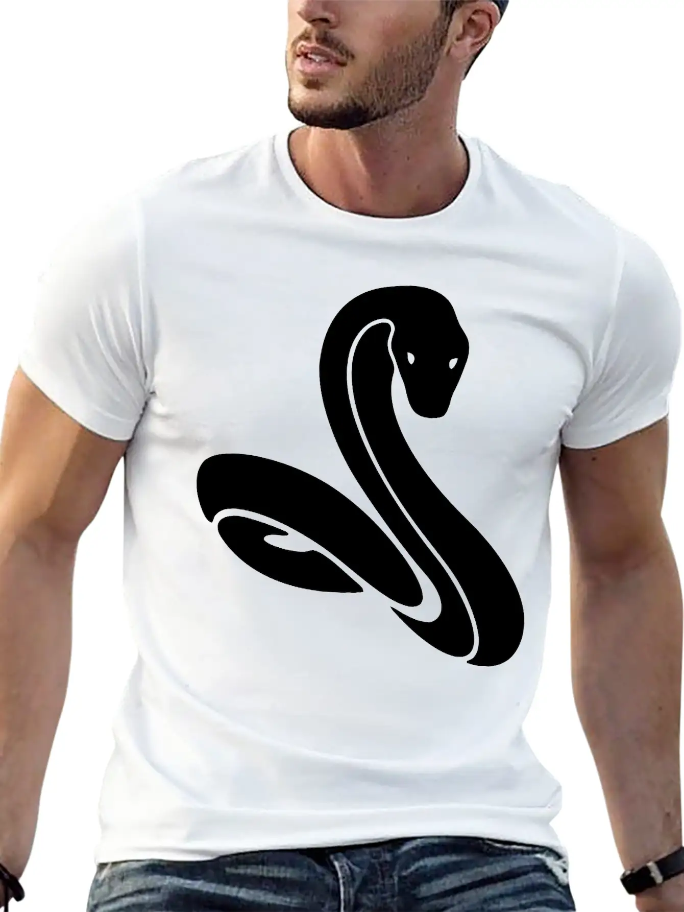 Snake Slim Soft Cotton Short Sleeve Tee ¨C Unisex Wardrobe Staple
