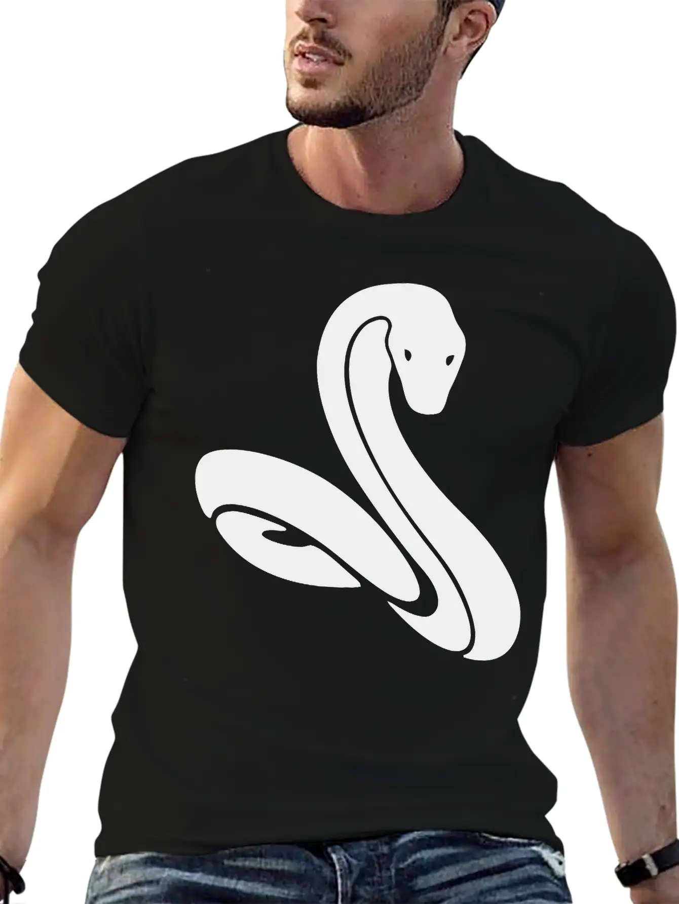 Snake Slim Soft Cotton Short Sleeve Tee ¨C Unisex Wardrobe Staple