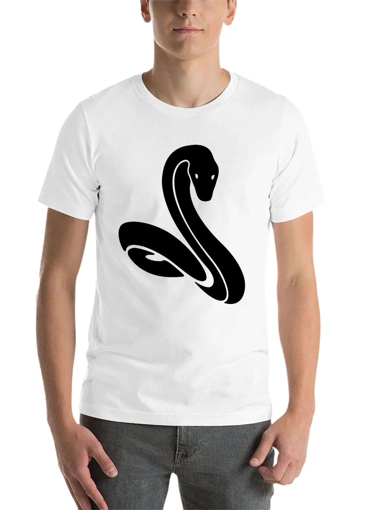 Snake Slim Soft Cotton Short Sleeve Tee ¨C Unisex Wardrobe Staple