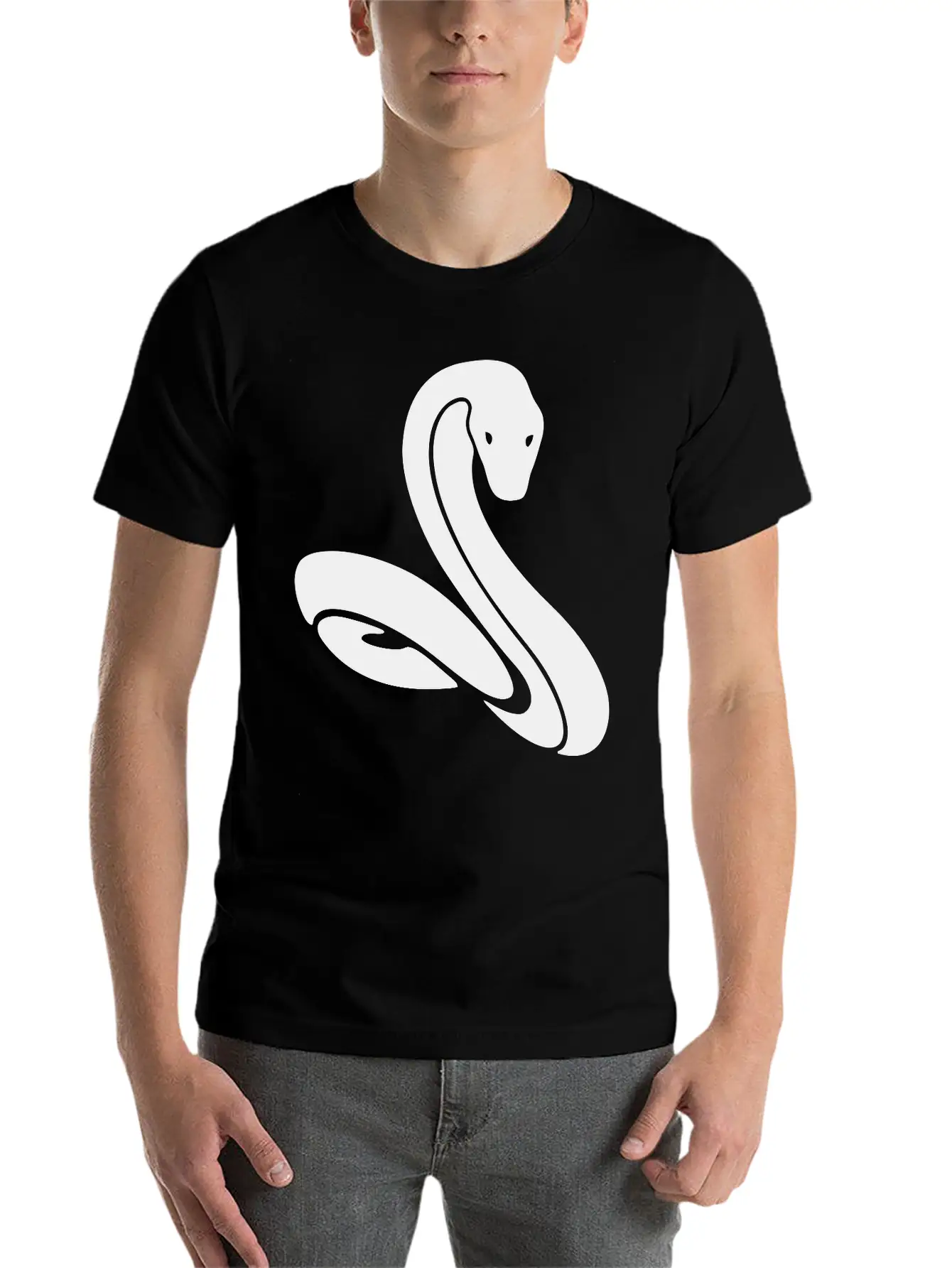 Snake Slim Soft Cotton Short Sleeve Tee ¨C Unisex Wardrobe Staple