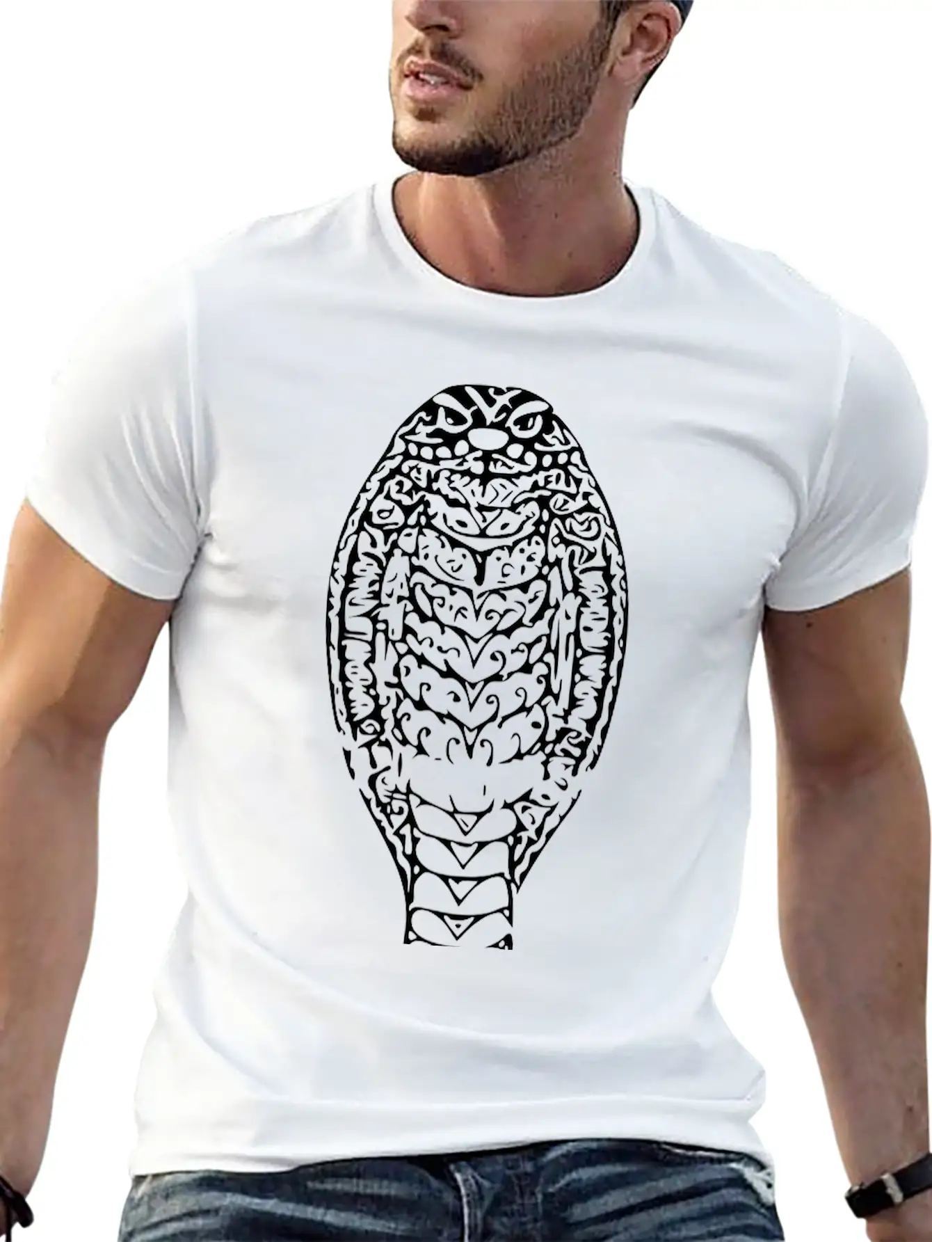 Snake Soft Cotton Short Sleeve Tee ¨C Unisex Wardrobe Staple