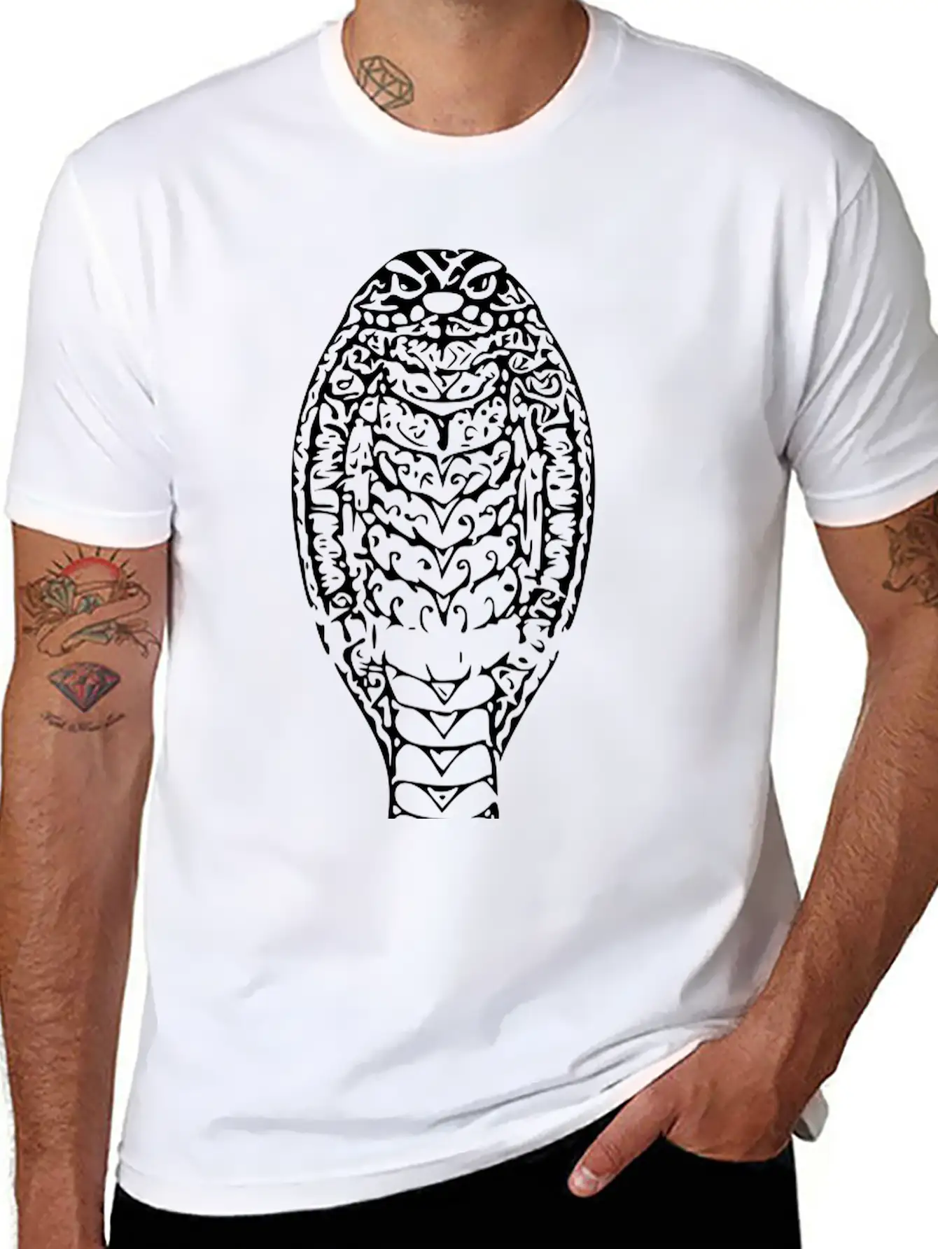 Snake Soft Cotton Short Sleeve Tee ¨C Unisex Wardrobe Staple