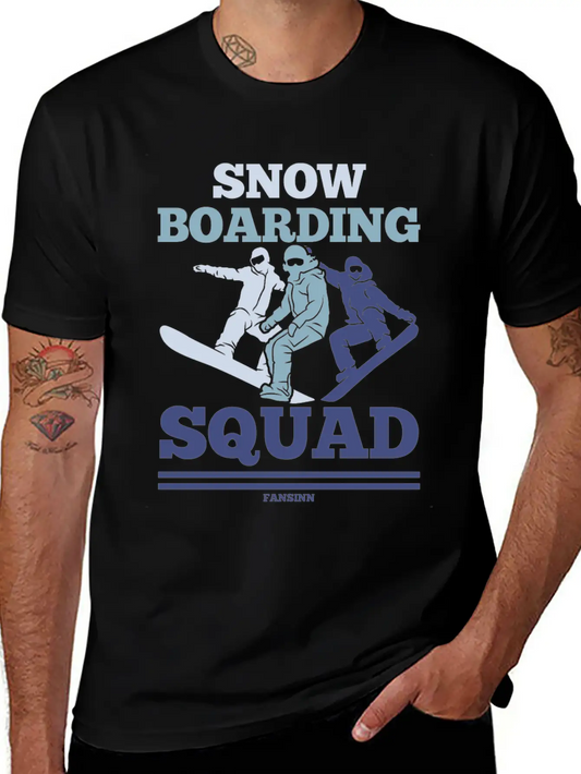 Snow Boarding Squad Soft Cotton Short Sleeve Tee ¨C Unisex Wardrobe Staple