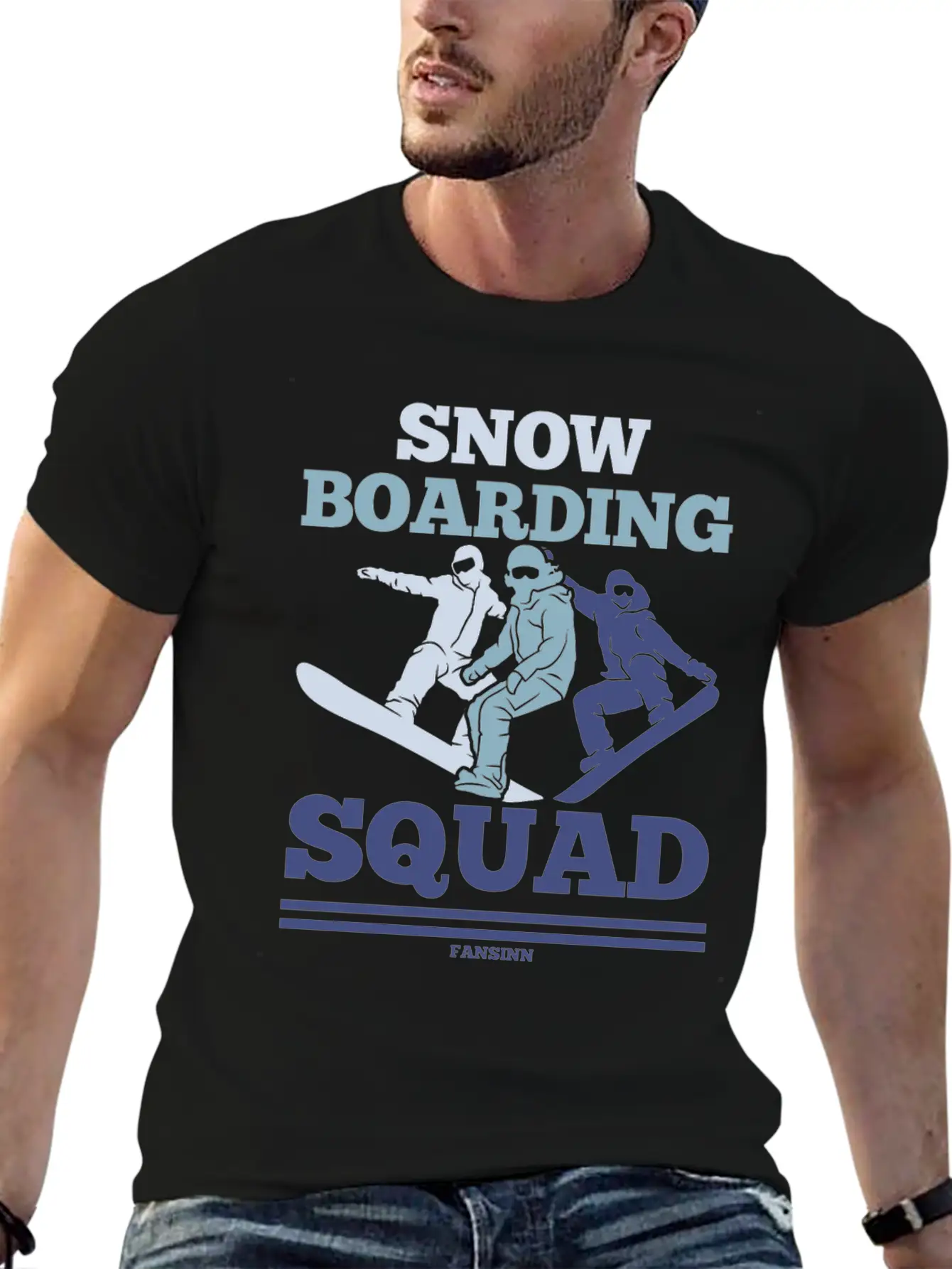 Snow Boarding Squad Soft Cotton Short Sleeve Tee ¨C Unisex Wardrobe Staple