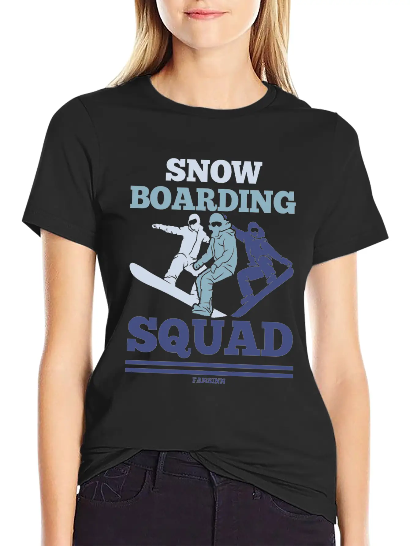 Snow Boarding Squad Soft Cotton Short Sleeve Tee ¨C Unisex Wardrobe Staple