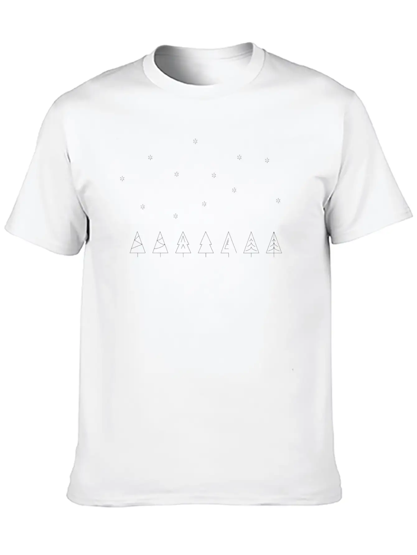 Snow In The Forest Soft Cotton Short Sleeve Tee ¨C Unisex Wardrobe Staple