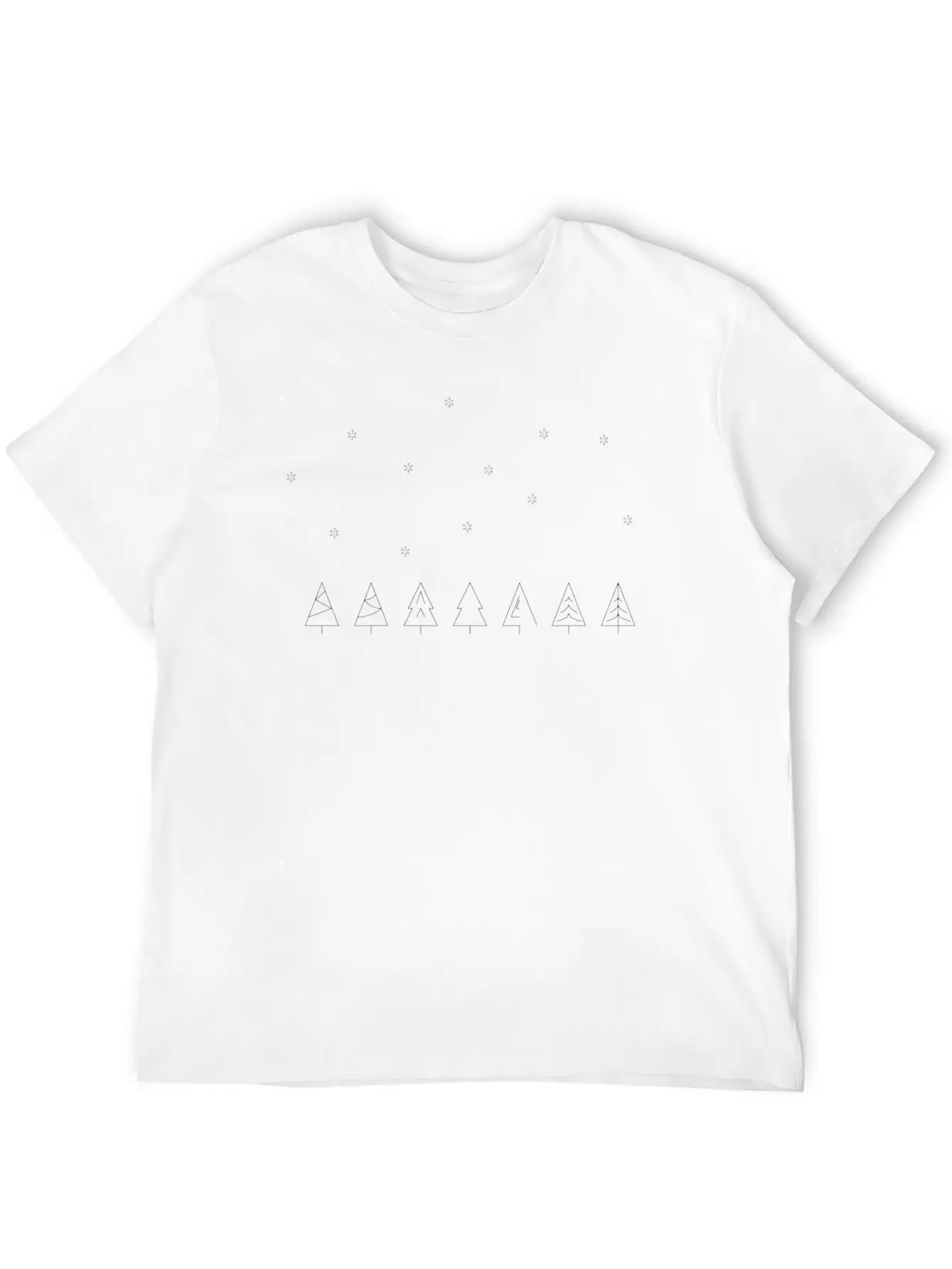 Snow In The Forest Soft Cotton Short Sleeve Tee ¨C Unisex Wardrobe Staple
