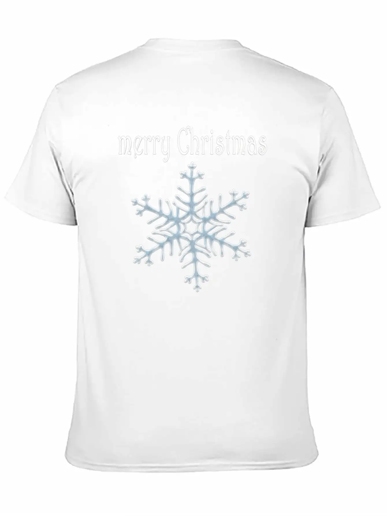 Snowflake Design Basic Graphic T-Shirt ¨C Daily Comfort In Soft Cotton