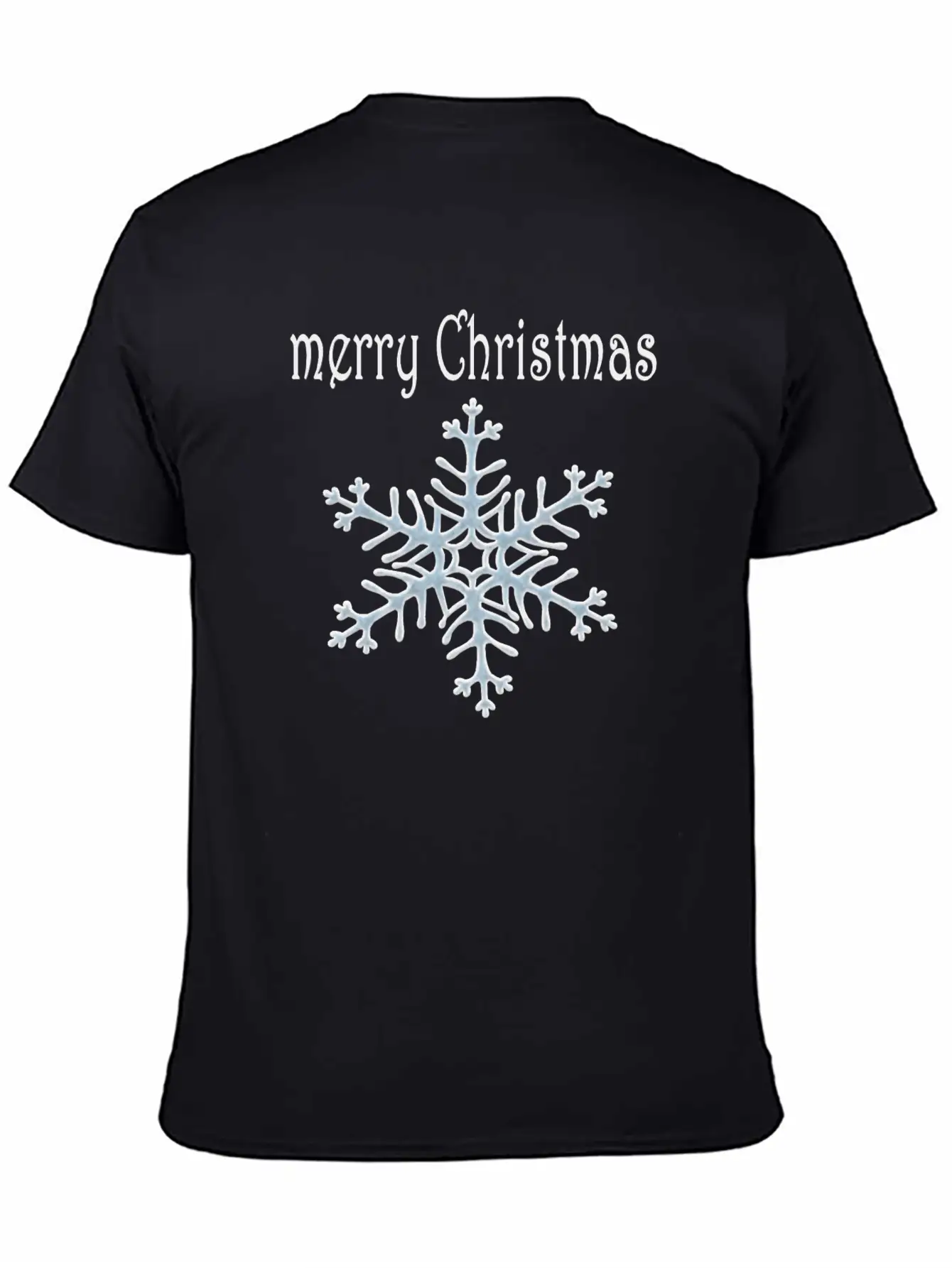 Snowflake Design Basic Graphic T-Shirt ¨C Daily Comfort In Soft Cotton