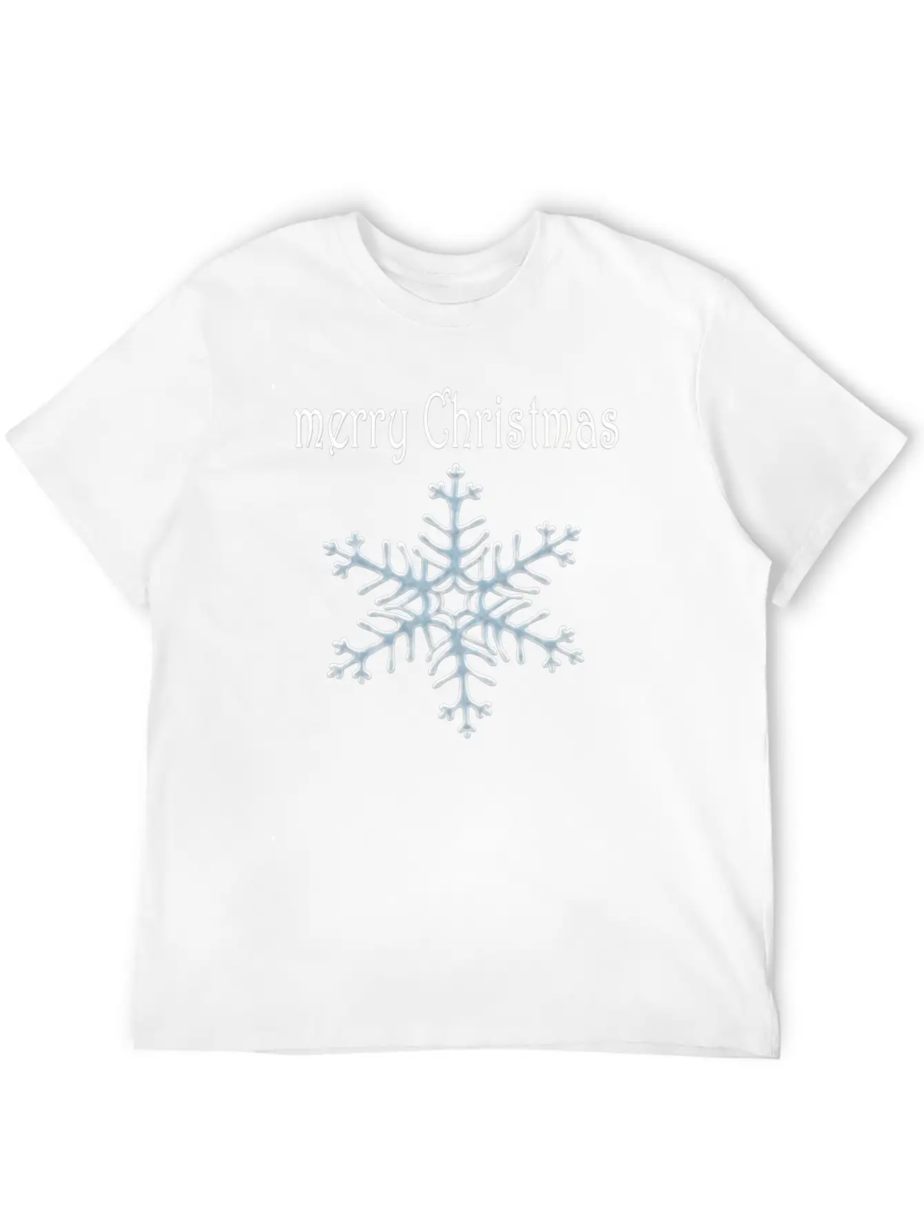 Snowflake Design Basic Graphic T-Shirt ¨C Daily Comfort In Soft Cotton