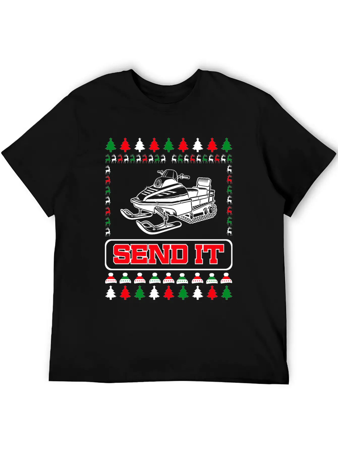 Snowmobile Snow Machine Basic Graphic T-Shirt ¨C Daily Comfort In Soft Cotton