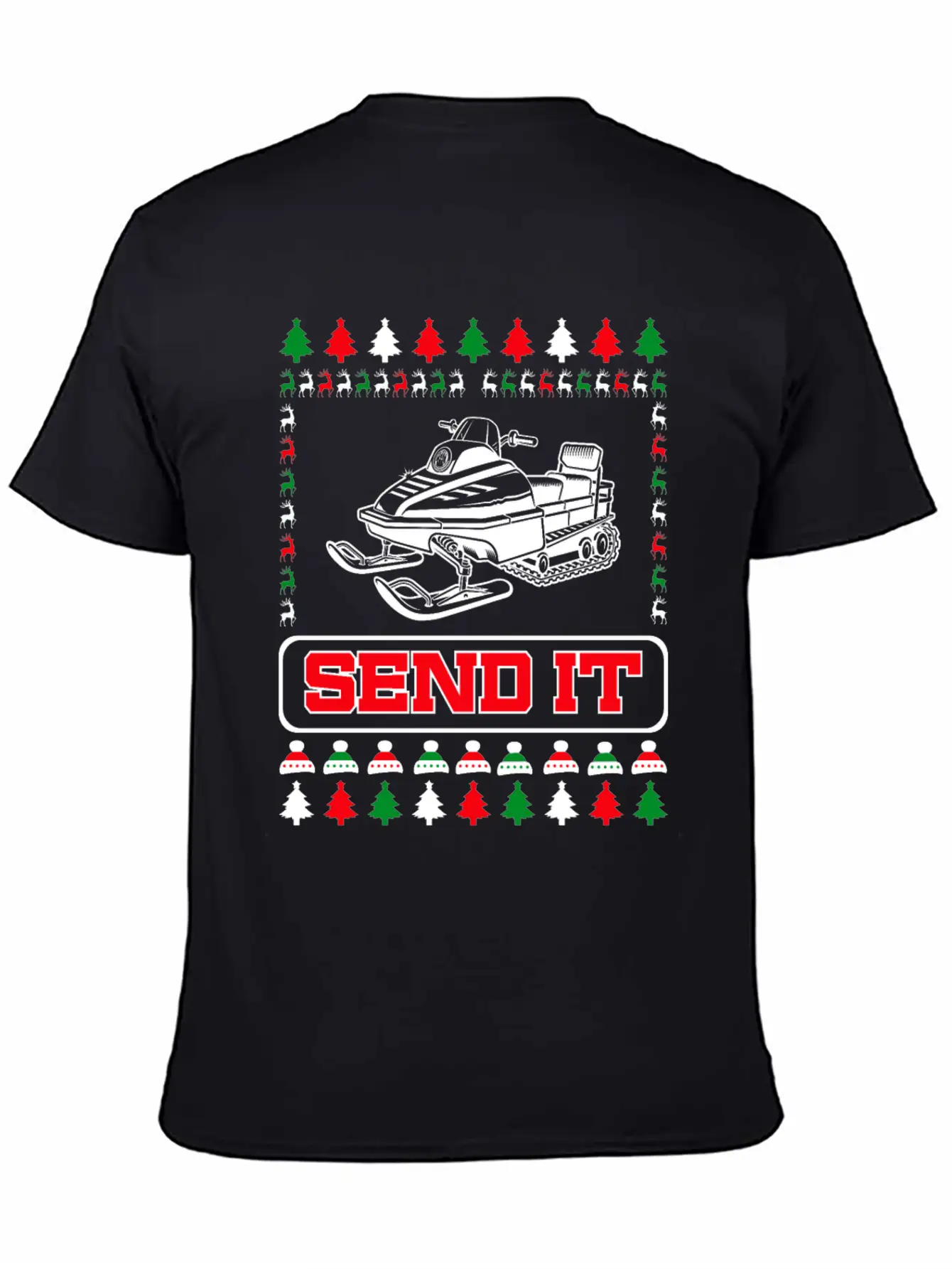 Snowmobile Snow Machine Basic Graphic T-Shirt ¨C Daily Comfort In Soft Cotton