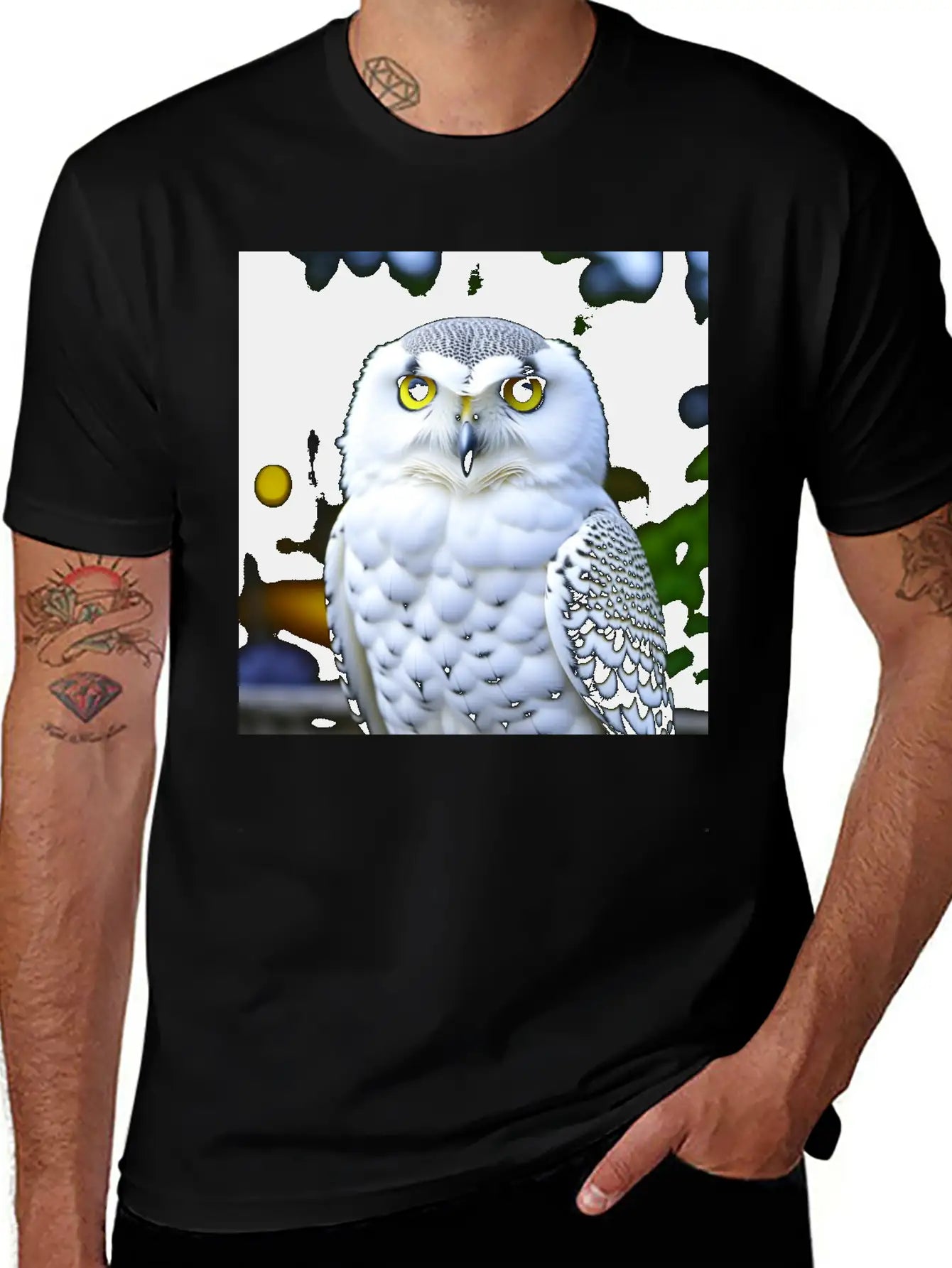 Snowy Owl Graphic Basic Graphic T-Shirt ¨C Daily Comfort In Soft Cotton
