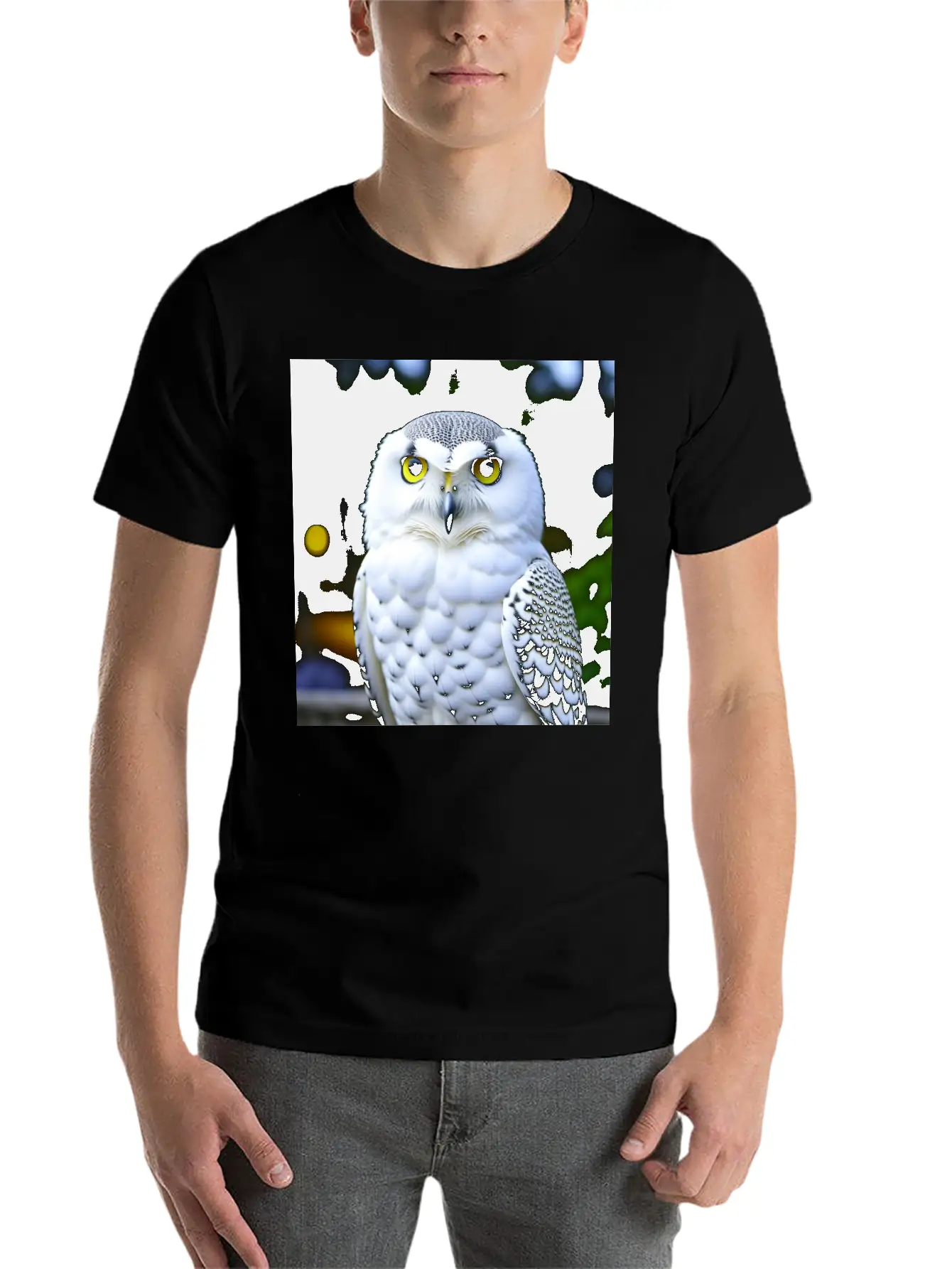 Snowy Owl Graphic Basic Graphic T-Shirt ¨C Daily Comfort In Soft Cotton