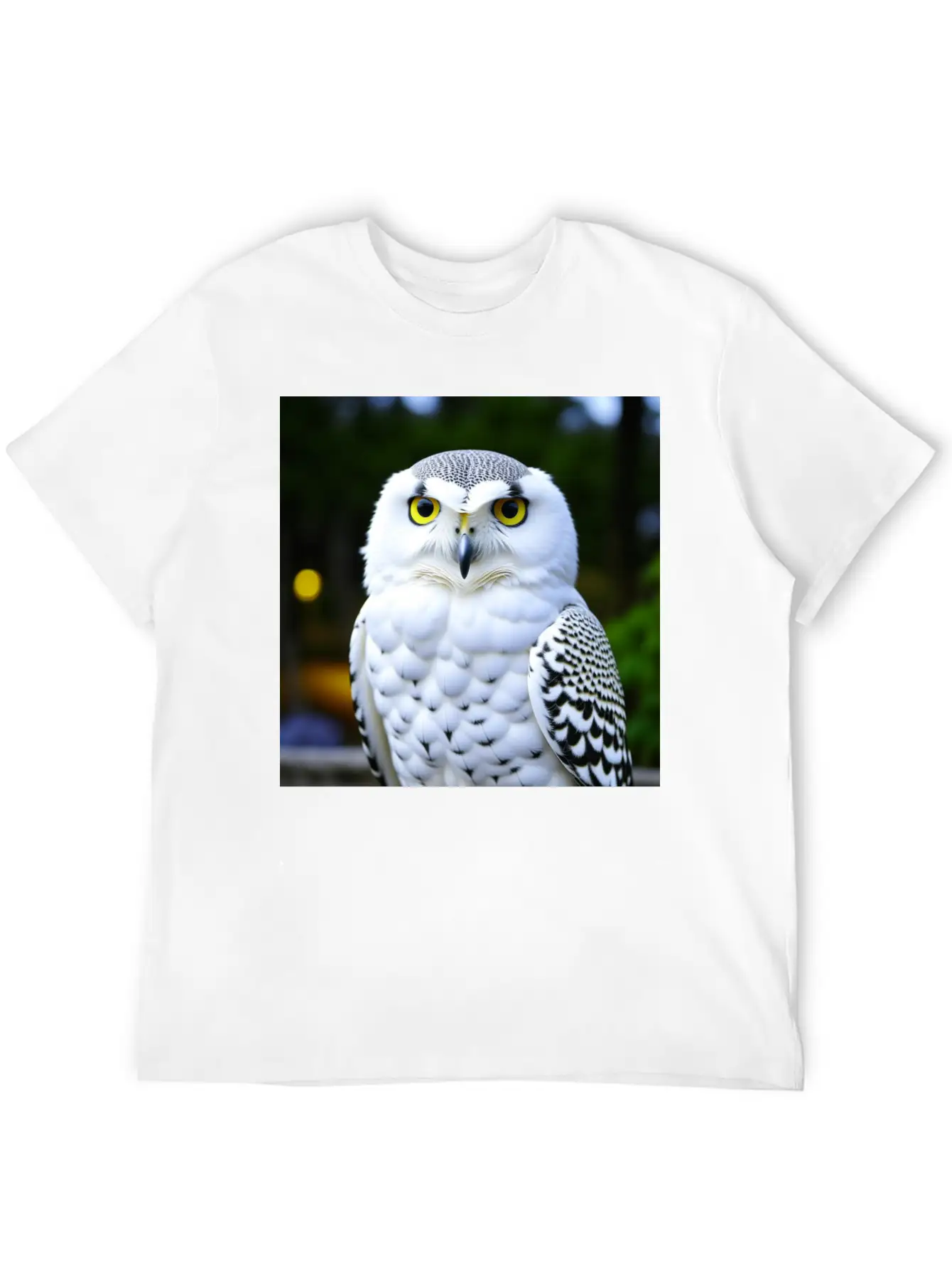 Snowy Owl Graphic Basic Graphic T-Shirt ¨C Daily Comfort In Soft Cotton