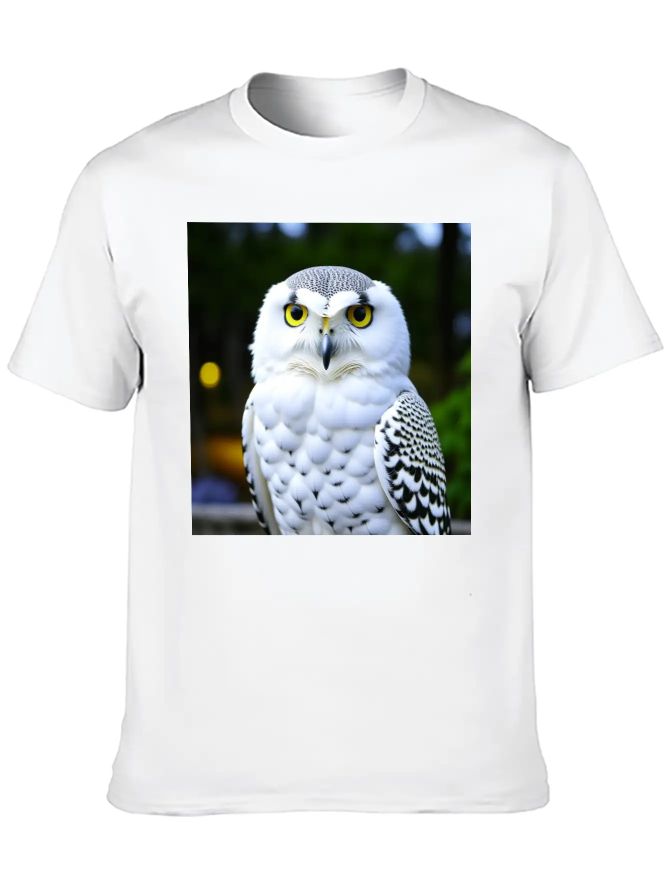 Snowy Owl Graphic Basic Graphic T-Shirt ¨C Daily Comfort In Soft Cotton