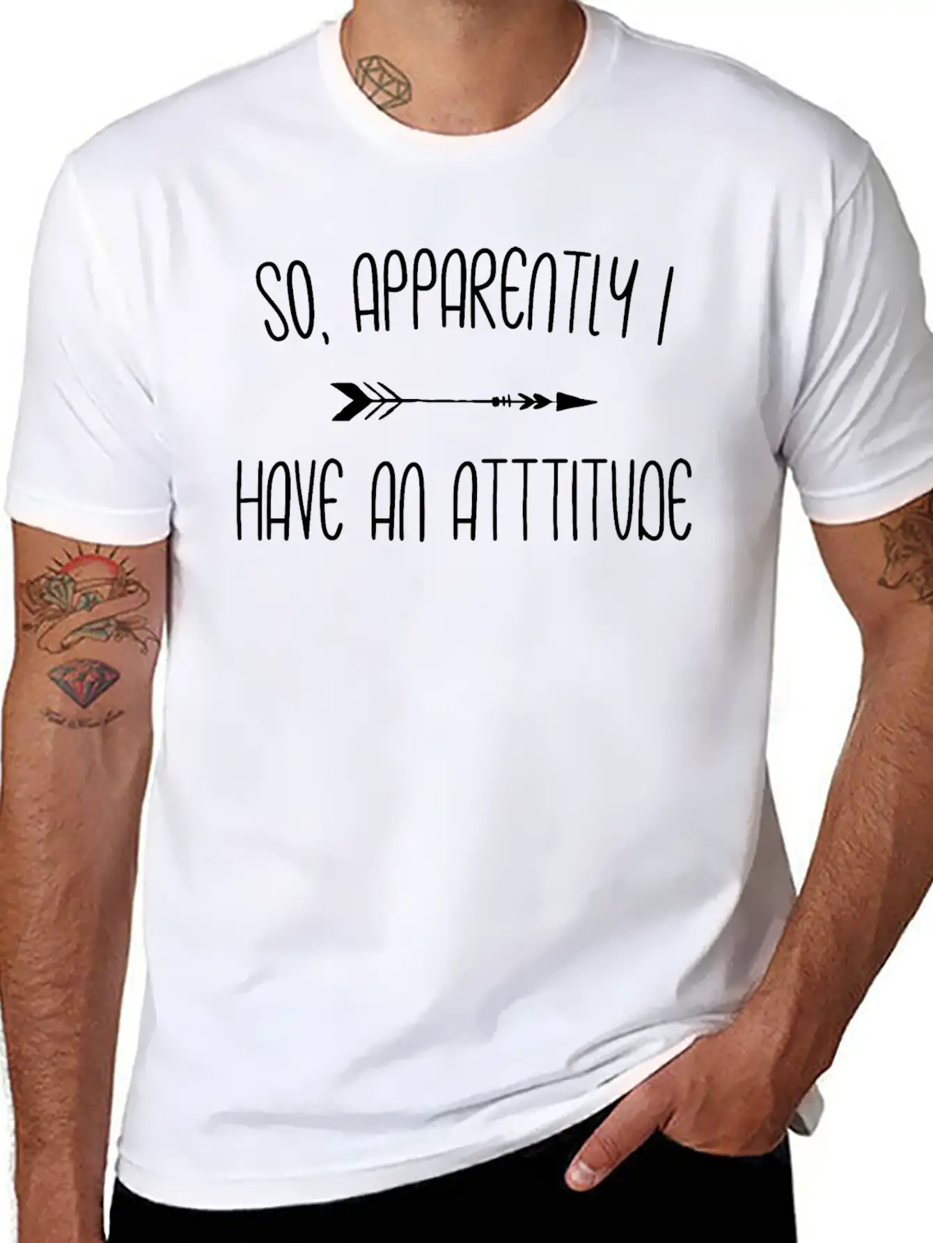 So Apparently I Have An Attitude Essential Cotton Tee For Daily Outfits ¨C Unisex Style