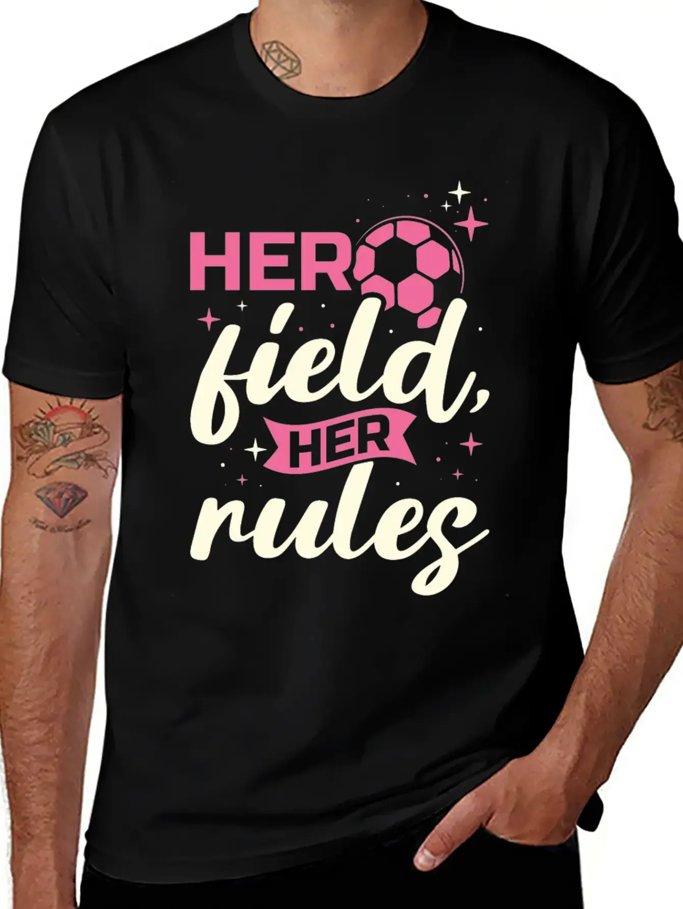 Soccer Girl Team Outfit For Players + Fans Basic Graphic T-Shirt ¨C Daily Comfort In Soft Cotton