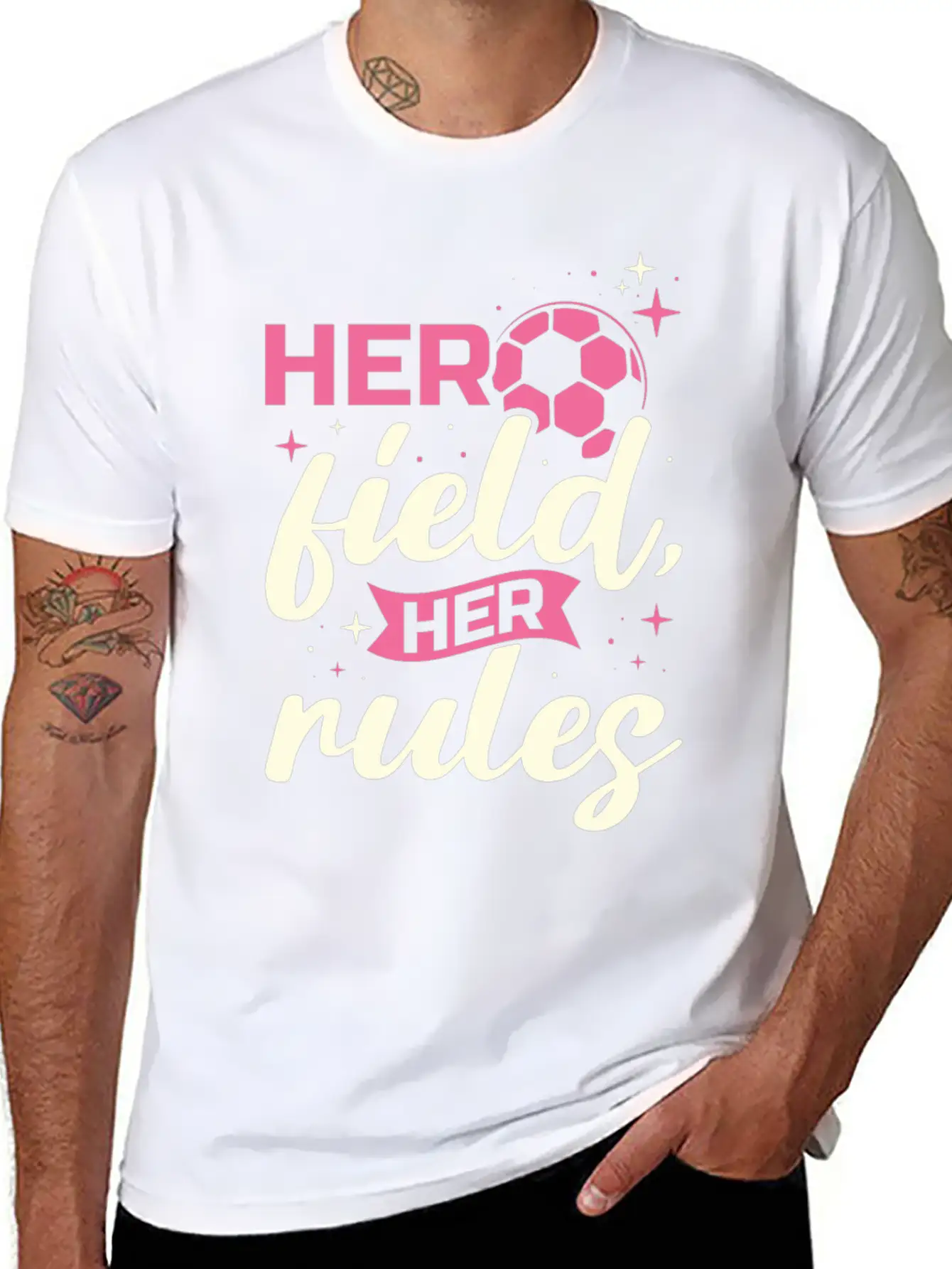 Soccer Girl Team Outfit For Players + Fans Basic Graphic T-Shirt ¨C Daily Comfort In Soft Cotton