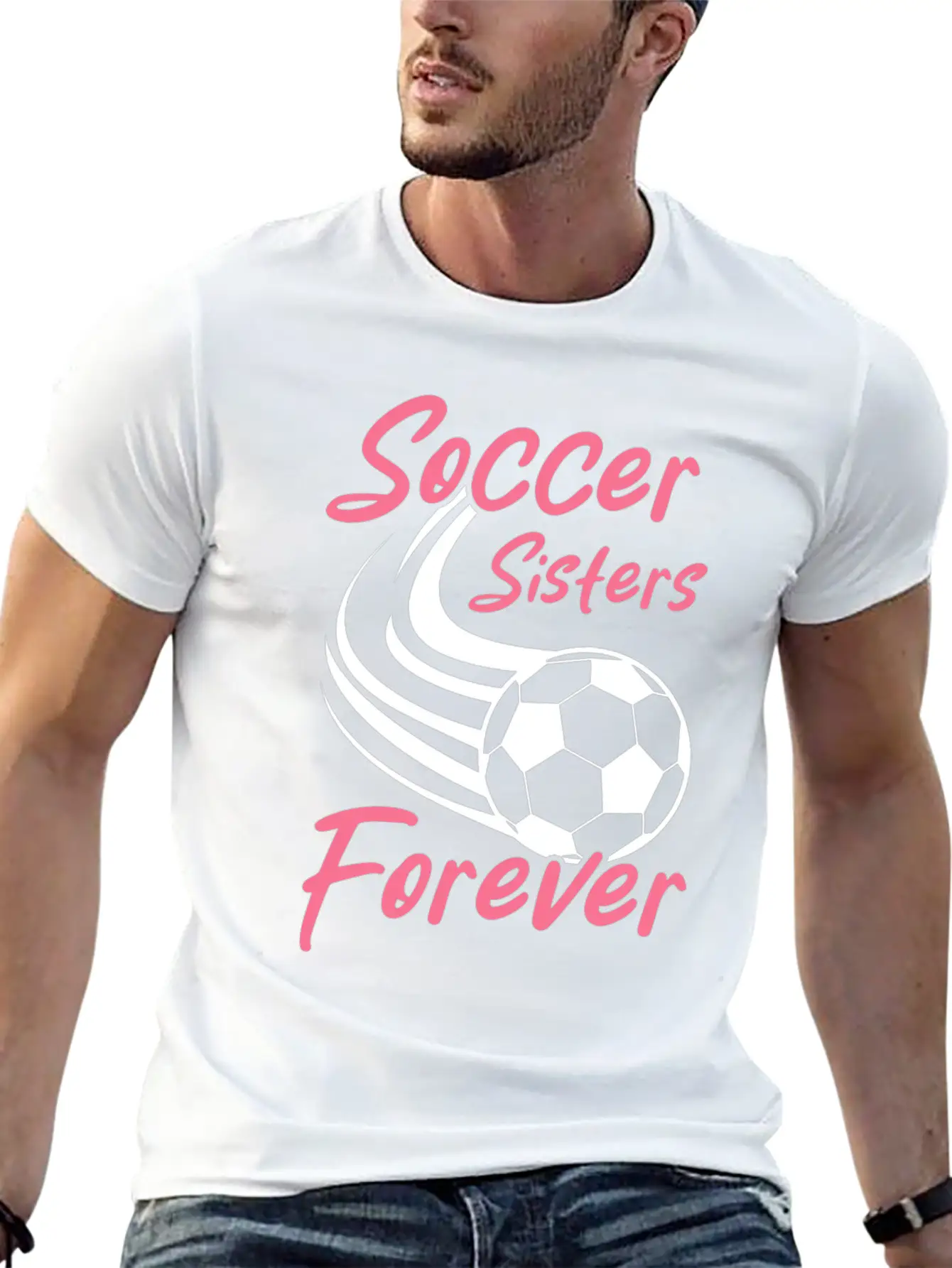 Soccer Girl Team Outfit For Players + Fans Essential Cotton Tee For Daily Outfits ¨C Unisex Style