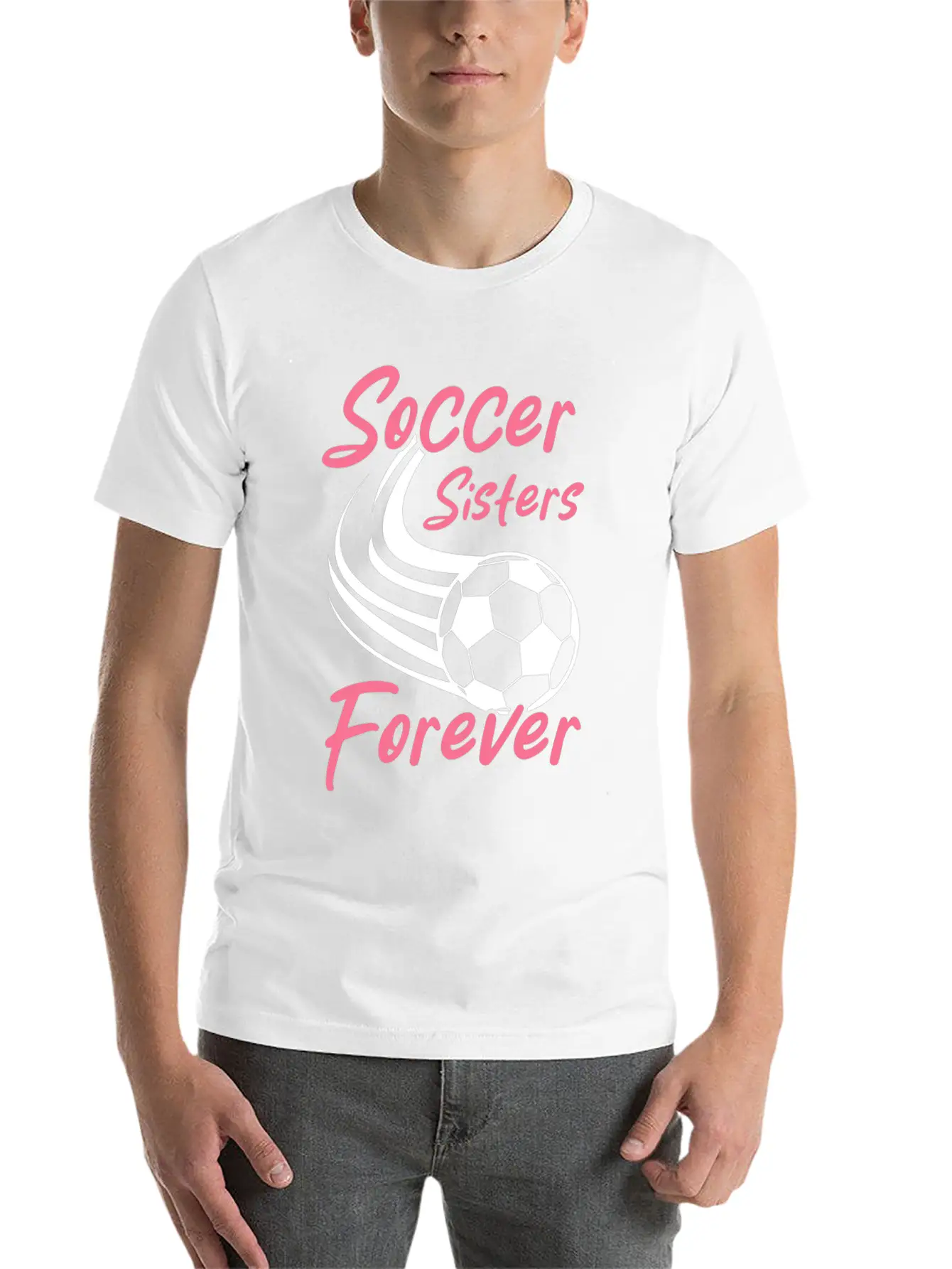 Soccer Girl Team Outfit For Players + Fans Essential Cotton Tee For Daily Outfits ¨C Unisex Style