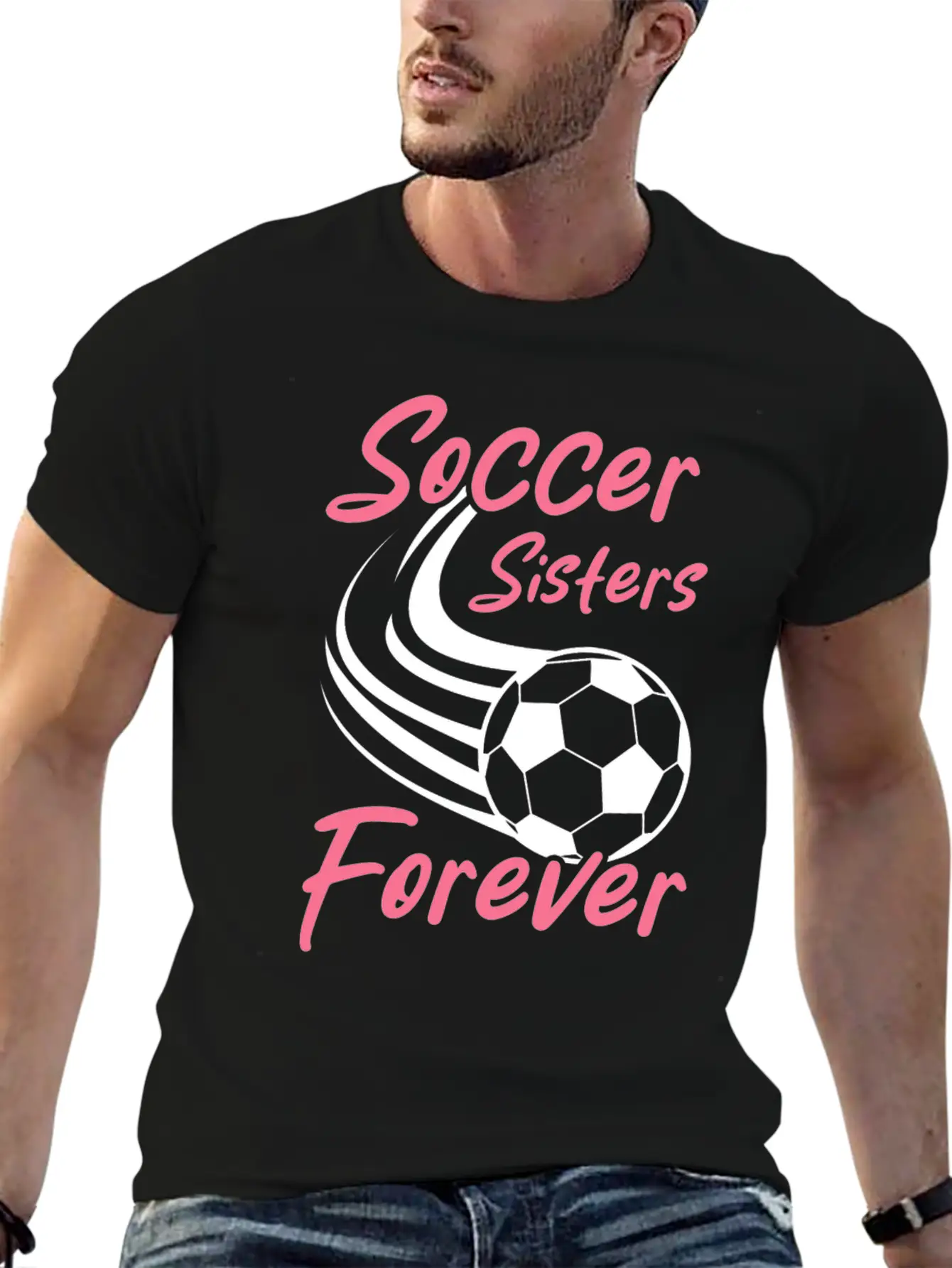 Soccer Girl Team Outfit For Players + Fans Essential Cotton Tee For Daily Outfits ¨C Unisex Style