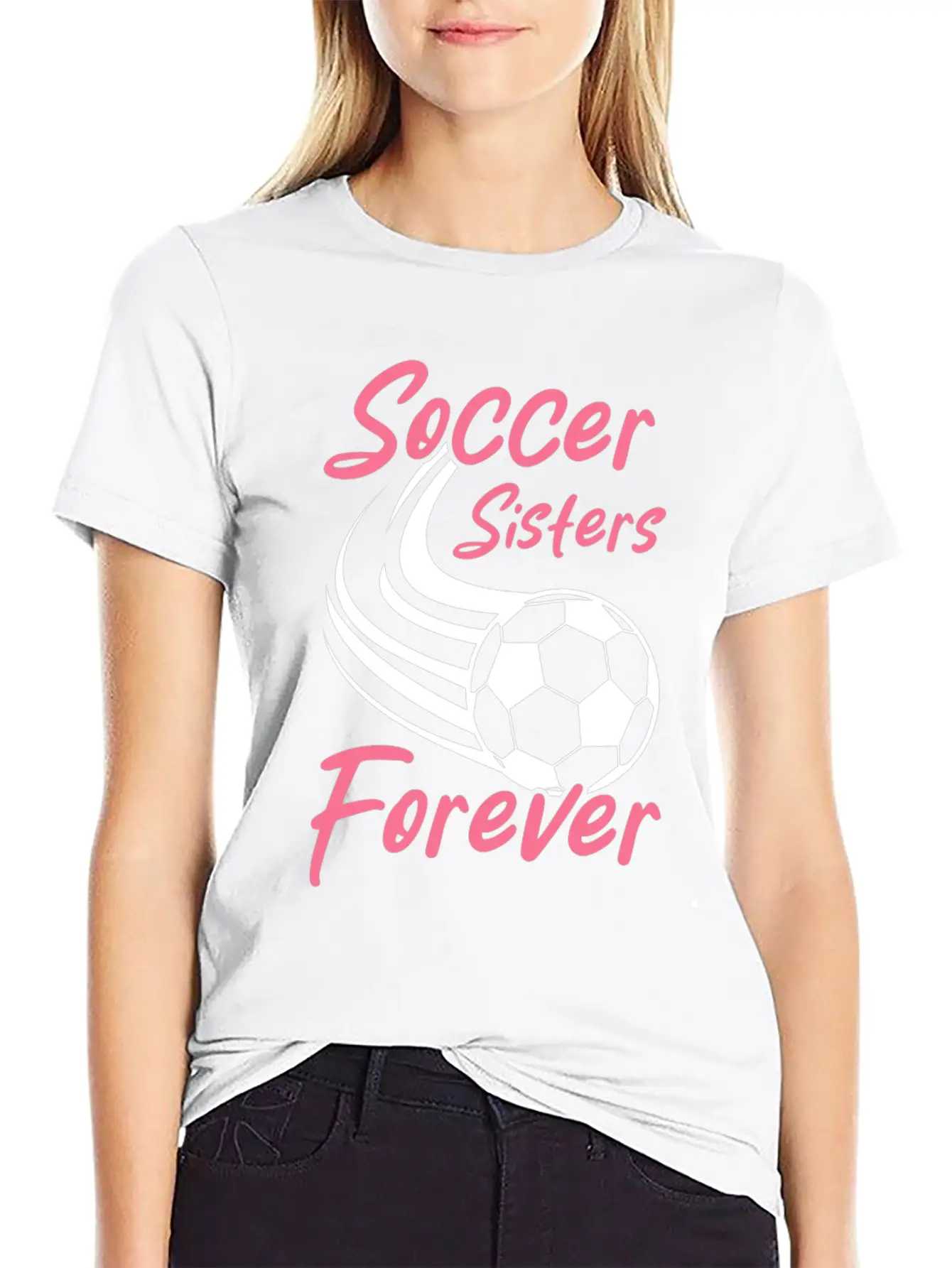 Soccer Girl Team Outfit For Players + Fans Essential Cotton Tee For Daily Outfits ¨C Unisex Style