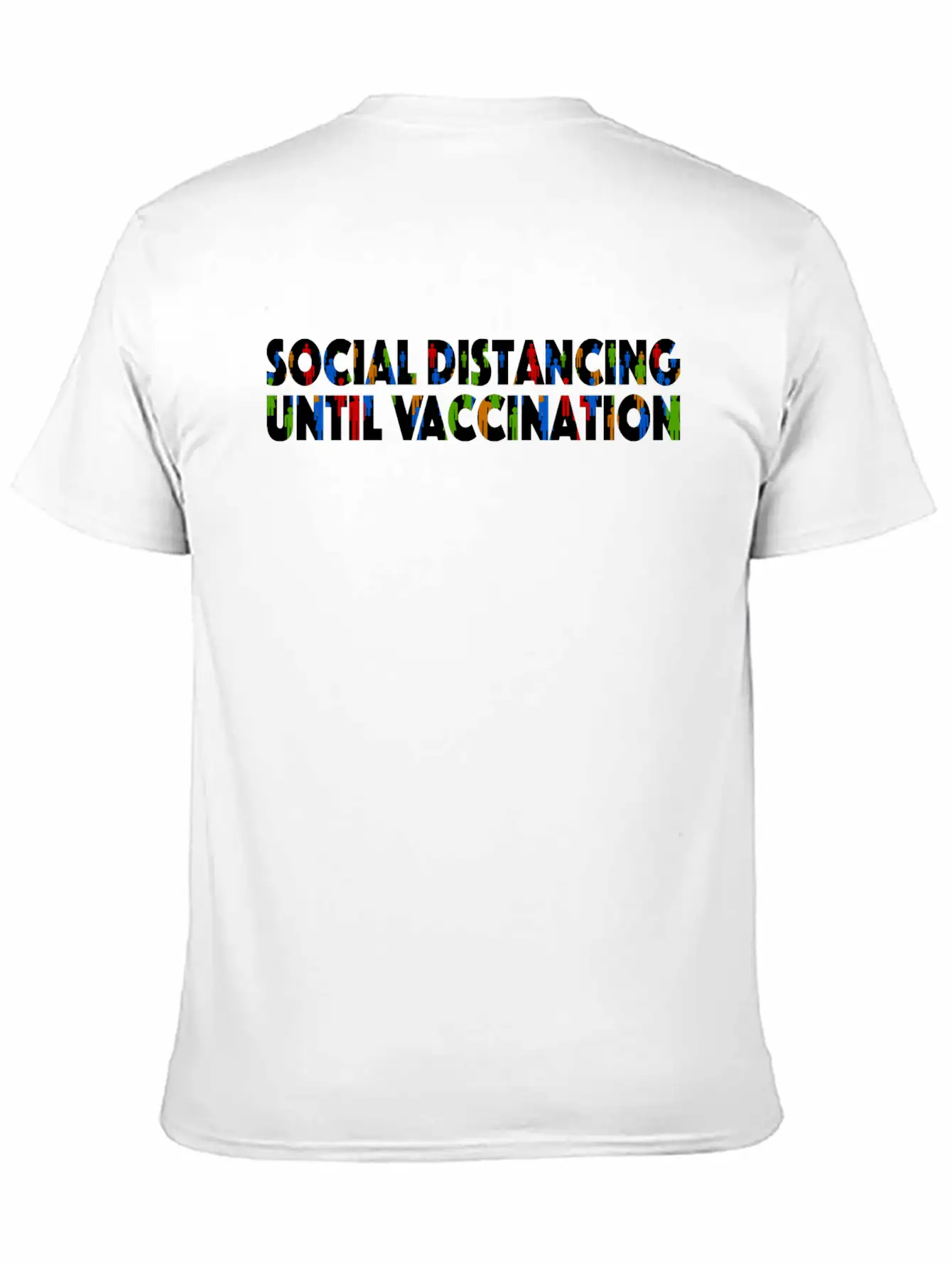Social Distancing Until Vaccination Essential Cotton Tee For Daily Outfits ¨C Unisex Style