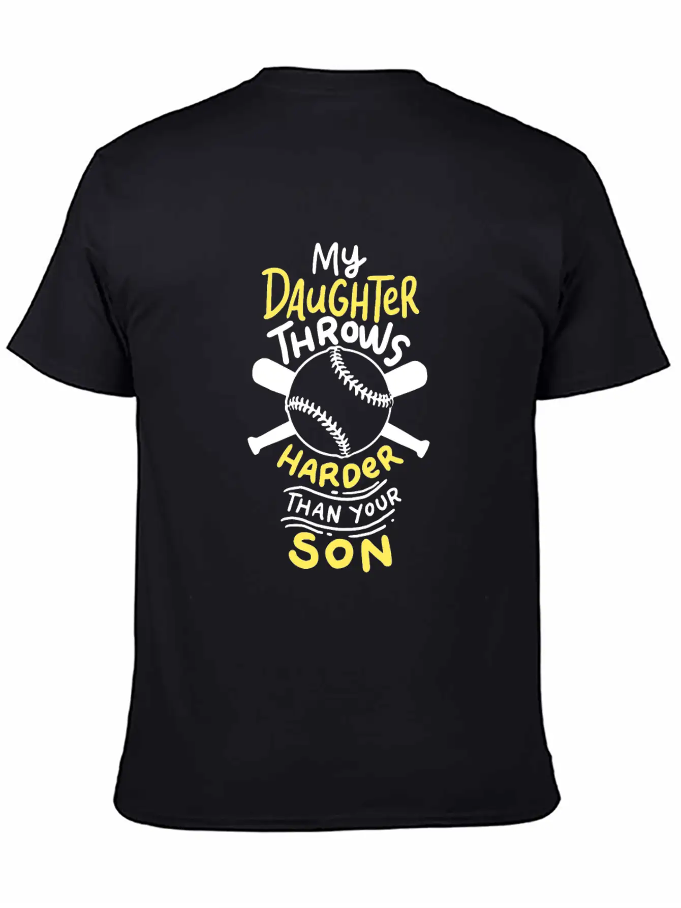 Softball: My Daughter Throws Harder Than Your Son Soft Cotton Short Sleeve Tee ¨C Unisex Wardrobe Staple