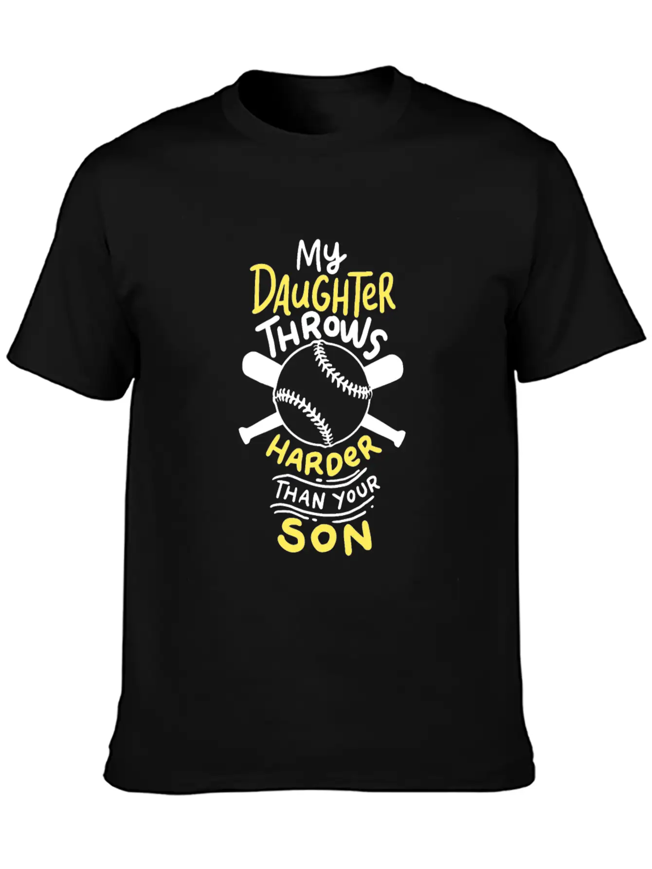 Softball: My Daughter Throws Harder Than Your Son Soft Cotton Short Sleeve Tee ¨C Unisex Wardrobe Staple