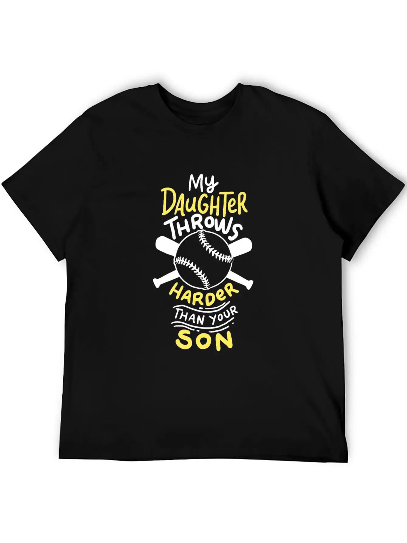 Softball: My Daughter Throws Harder Than Your Son Soft Cotton Short Sleeve Tee ¨C Unisex Wardrobe Staple