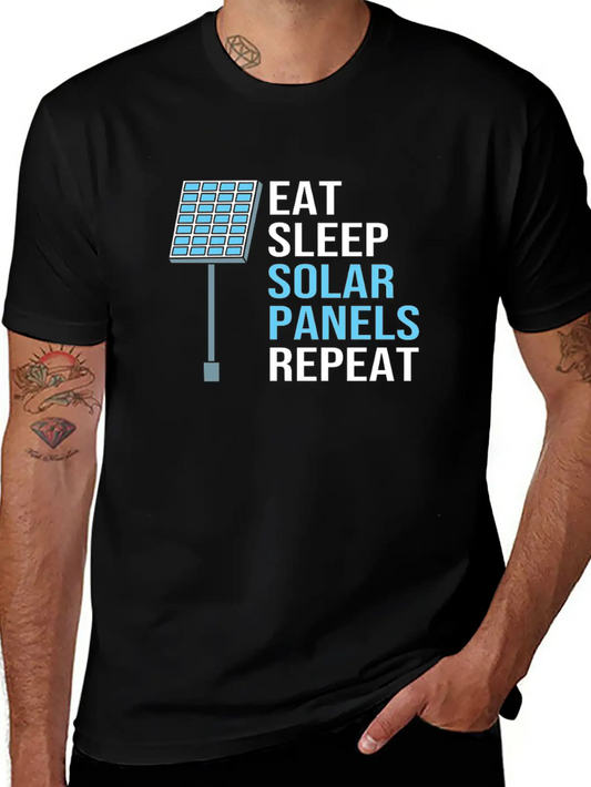 Solar Energy Sun Solar Panels Essential Cotton Tee For Daily Outfits ¨C Unisex Style
