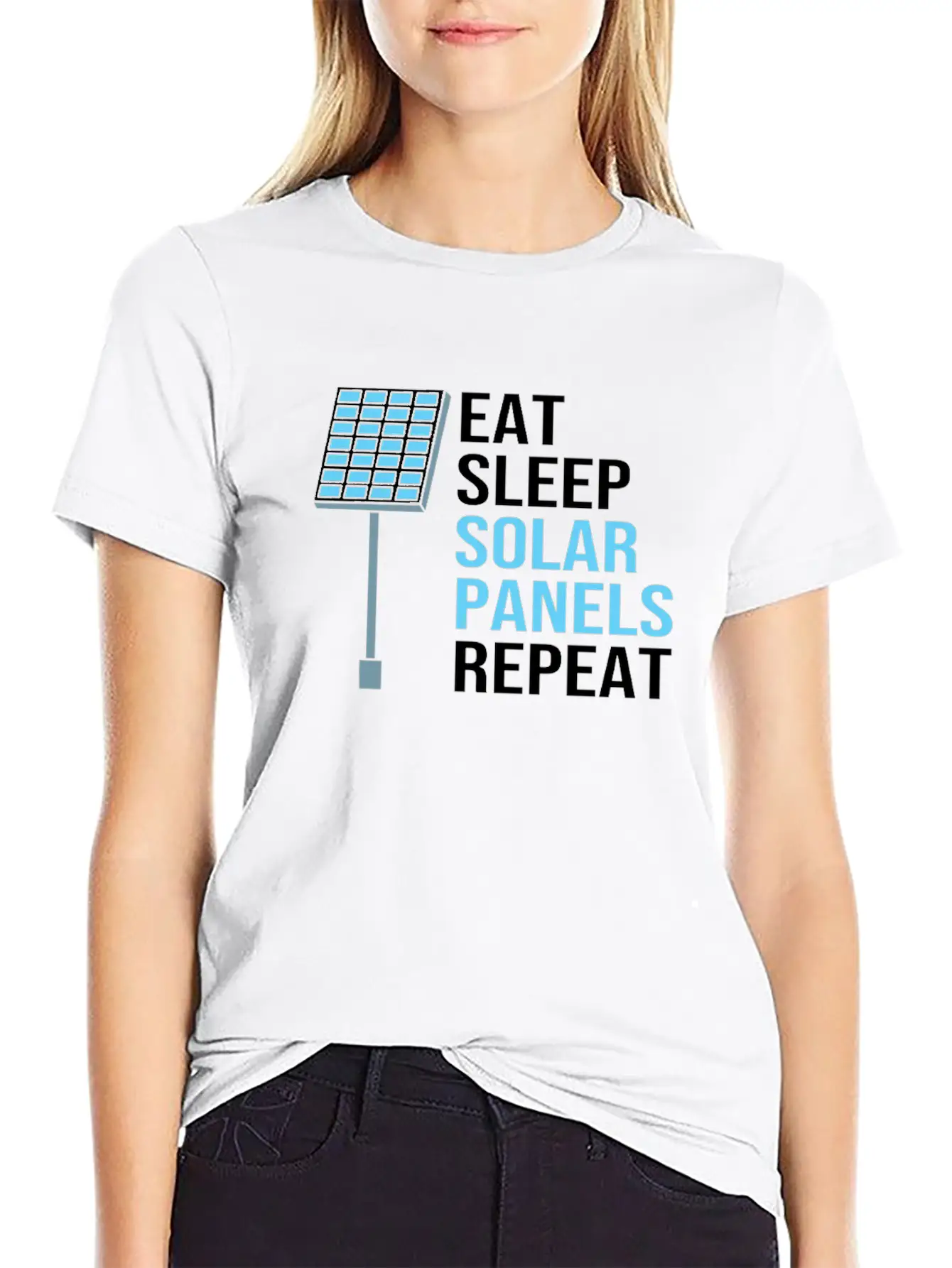 Solar Energy Sun Solar Panels Essential Cotton Tee For Daily Outfits ¨C Unisex Style