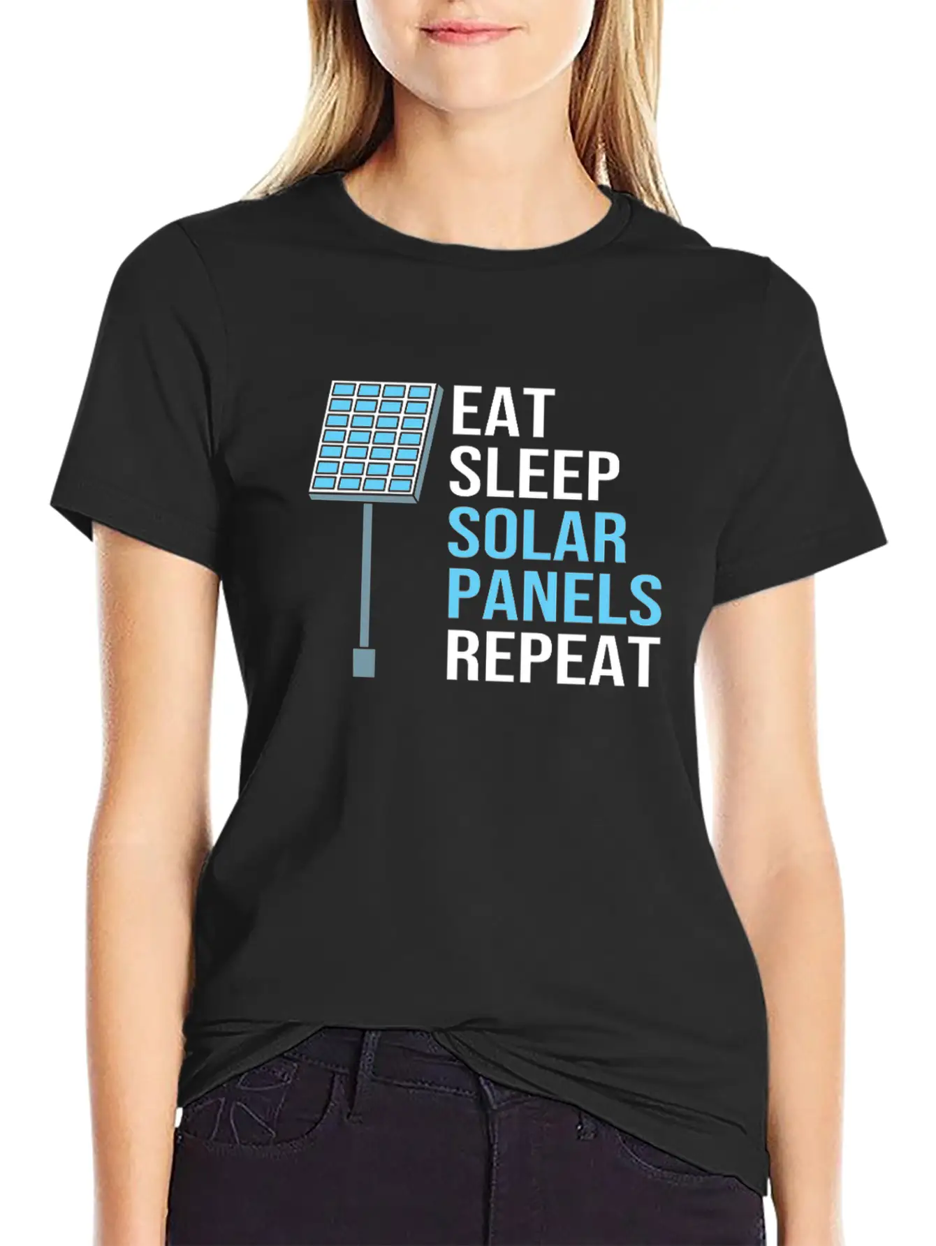 Solar Energy Sun Solar Panels Essential Cotton Tee For Daily Outfits ¨C Unisex Style