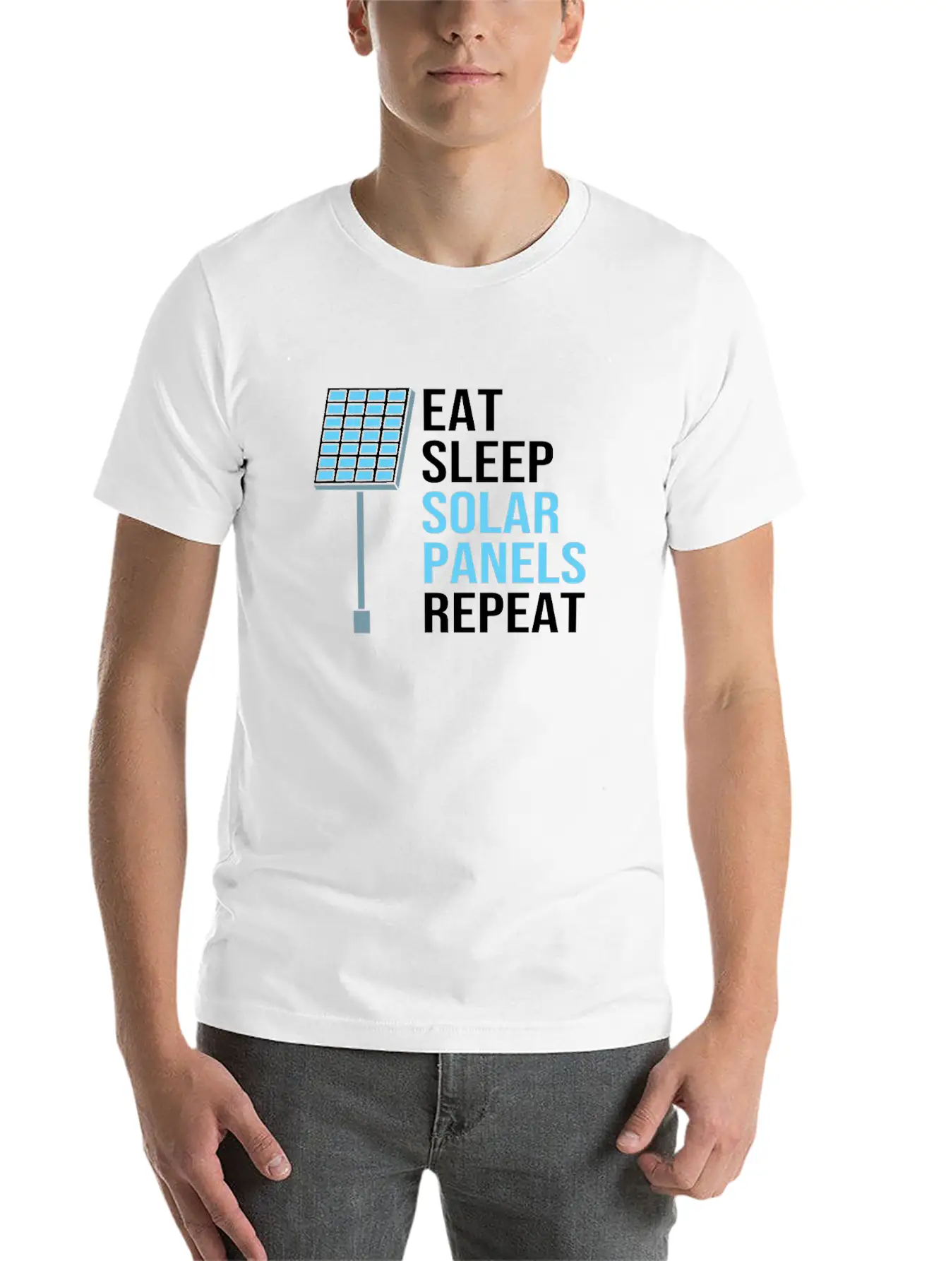 Solar Energy Sun Solar Panels Essential Cotton Tee For Daily Outfits ¨C Unisex Style