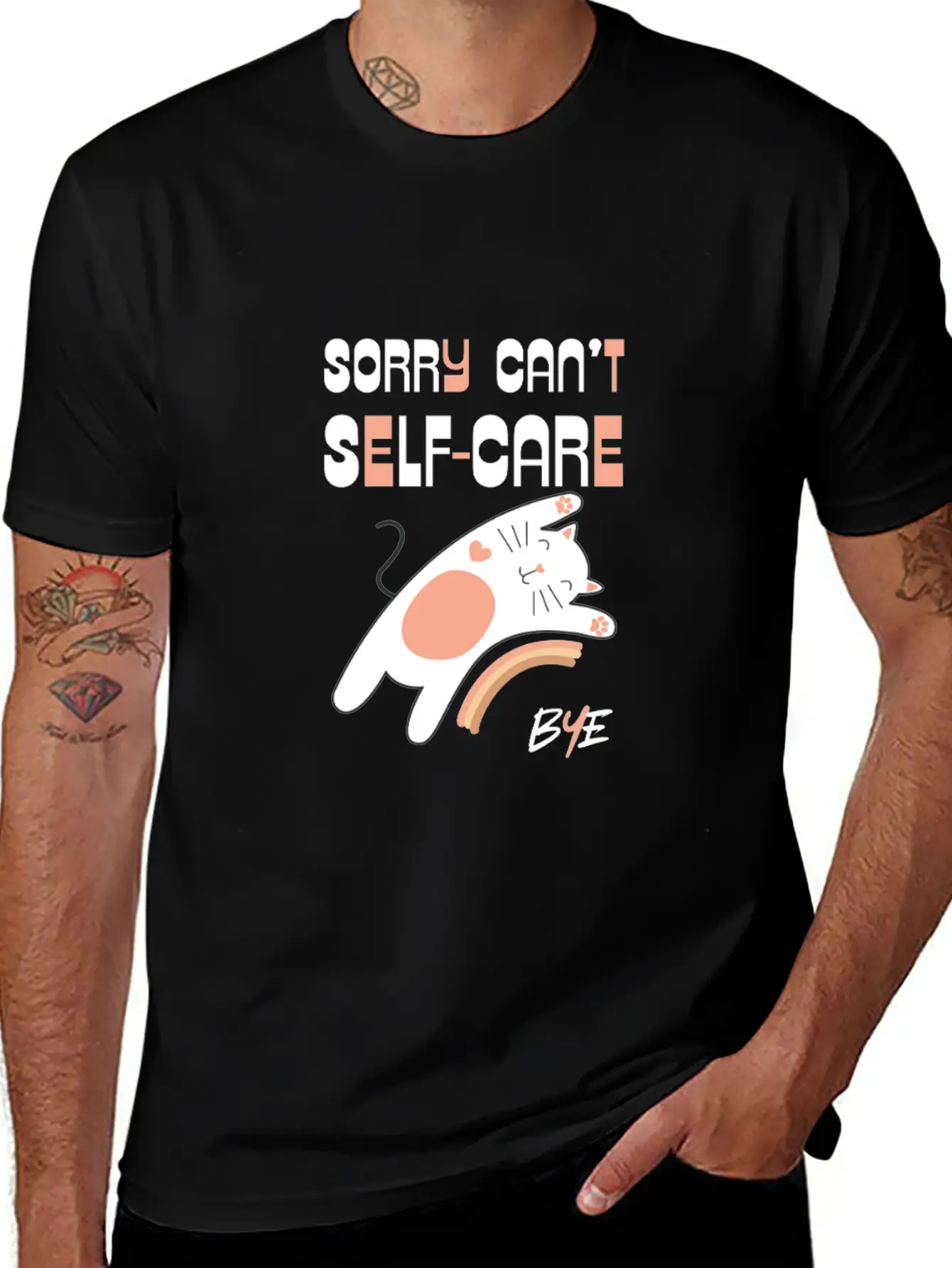 SORRY CAN'T SELF BYE Soft Cotton Short Sleeve Tee ¨C Unisex Wardrobe Staple