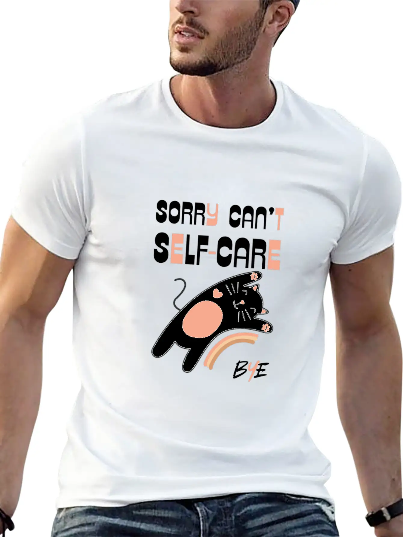 SORRY CAN'T SELF BYE Soft Cotton Short Sleeve Tee ¨C Unisex Wardrobe Staple