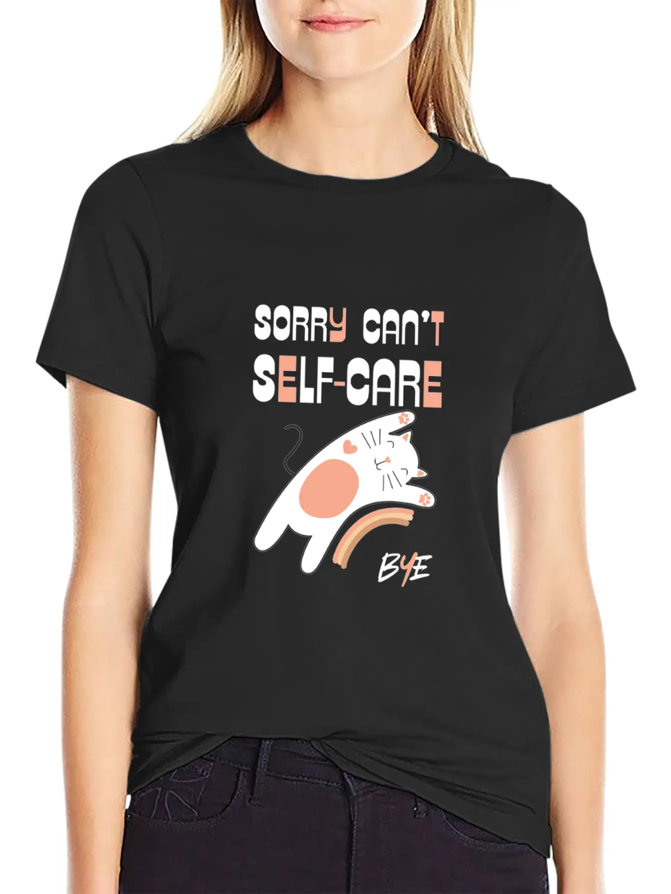 SORRY CAN'T SELF BYE Soft Cotton Short Sleeve Tee ¨C Unisex Wardrobe Staple