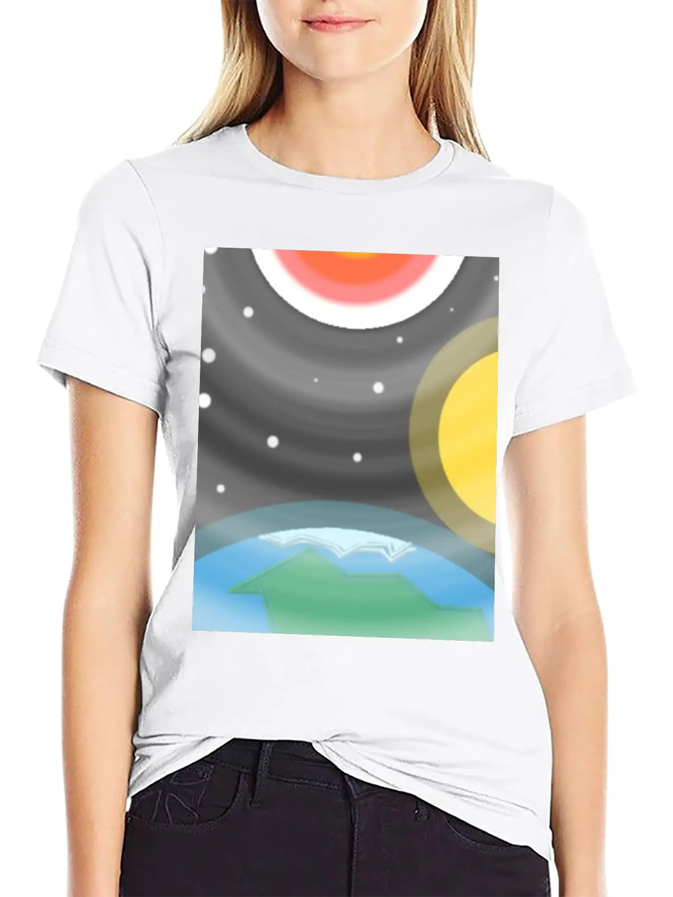 Space And Earth Soft Cotton Short Sleeve Tee ¨C Unisex Wardrobe Staple