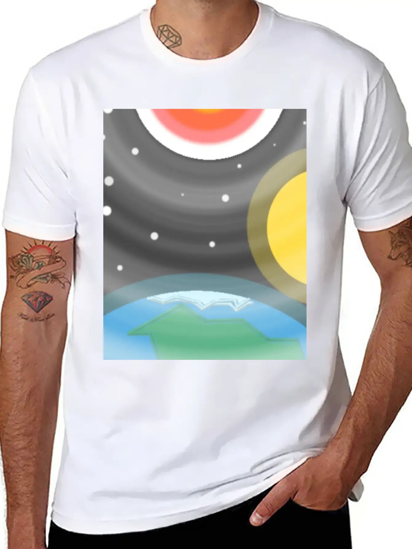 Space And Earth Soft Cotton Short Sleeve Tee ¨C Unisex Wardrobe Staple