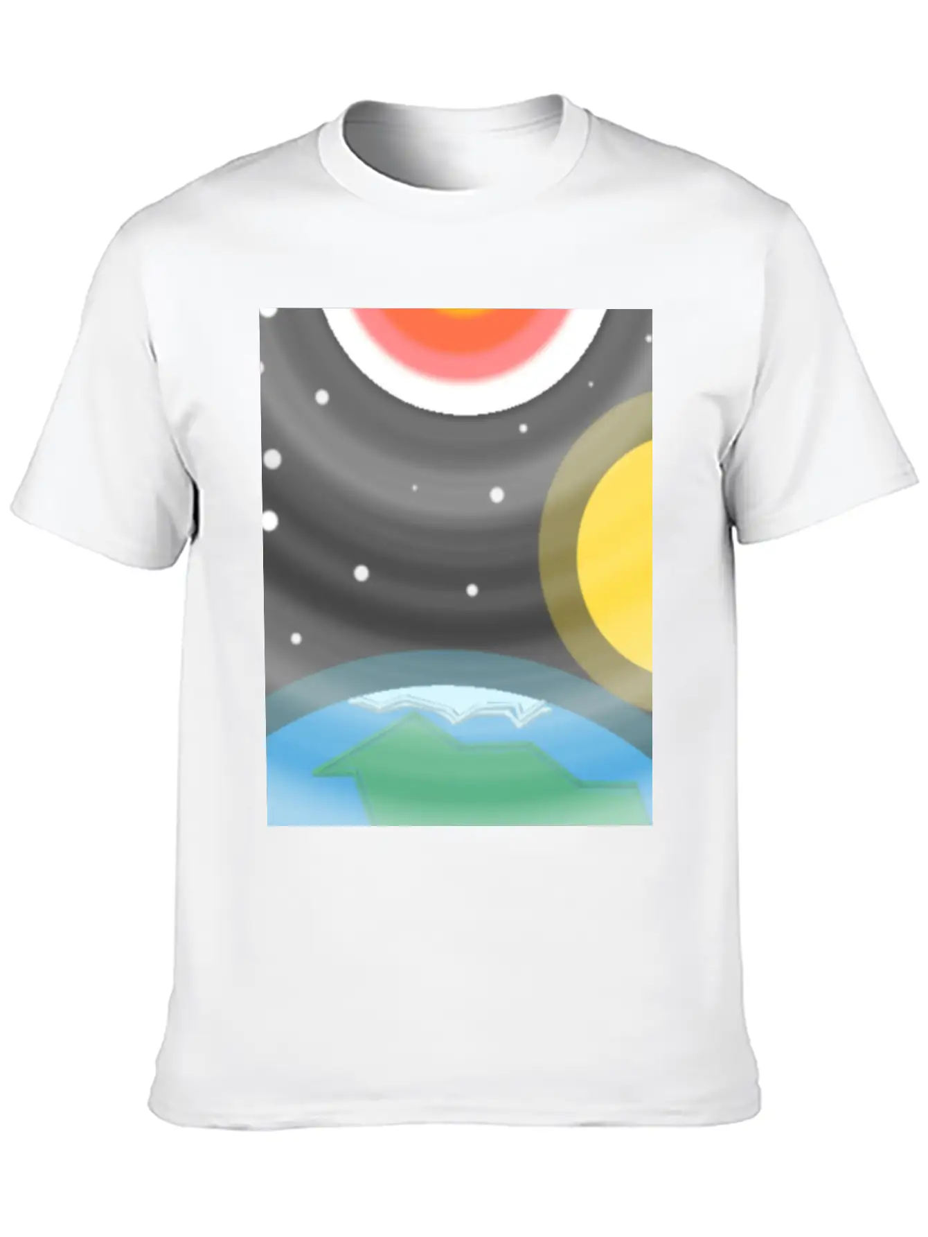 Space And Earth Soft Cotton Short Sleeve Tee ¨C Unisex Wardrobe Staple