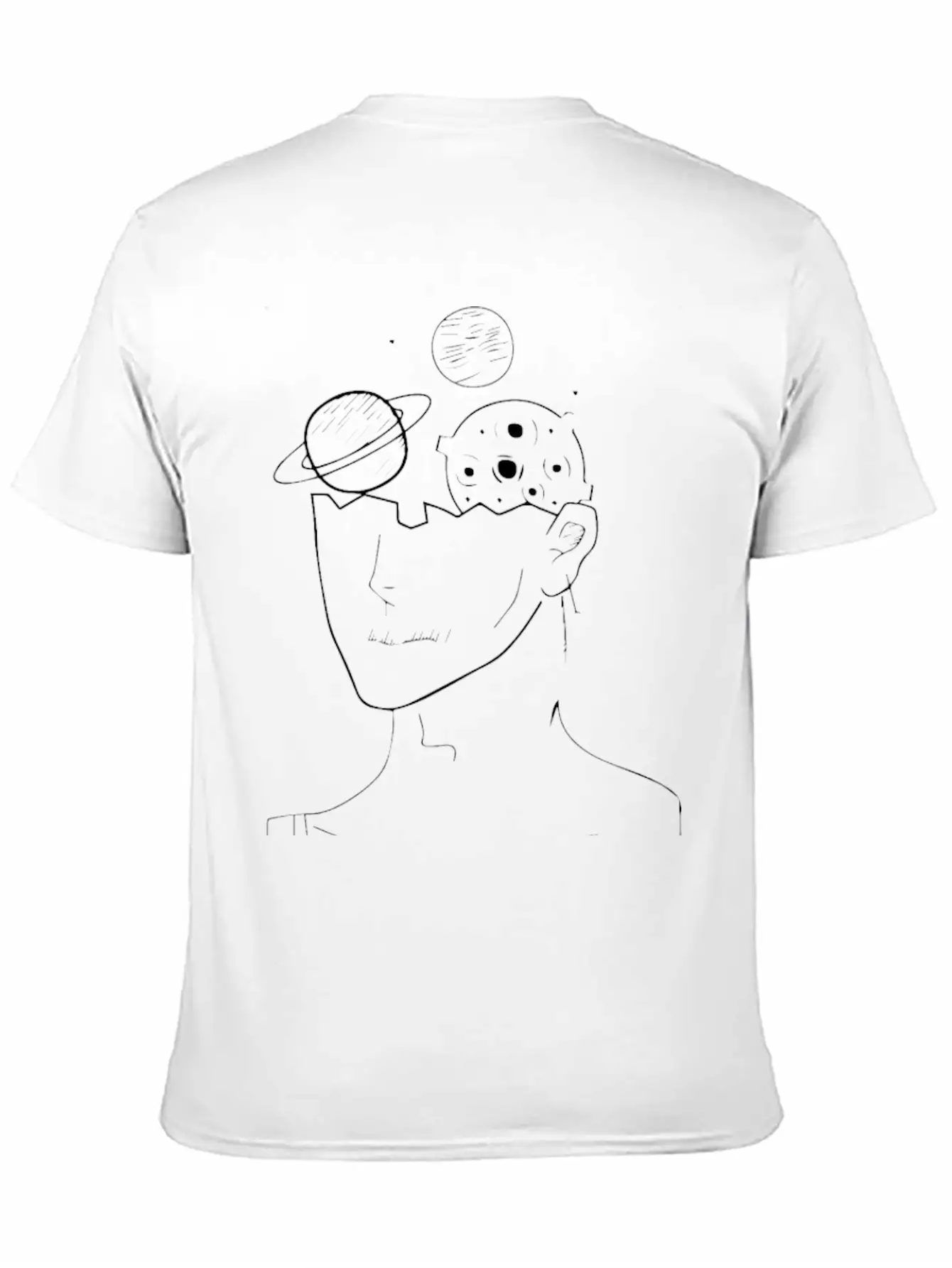 SPACE MIND Soft Cotton Short Sleeve Tee ¨C Unisex Wardrobe Staple