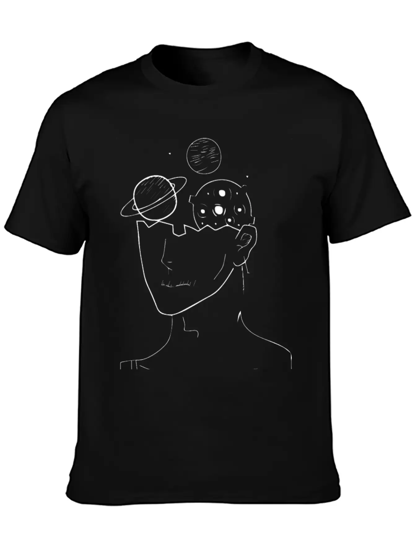 SPACE MIND Soft Cotton Short Sleeve Tee ¨C Unisex Wardrobe Staple