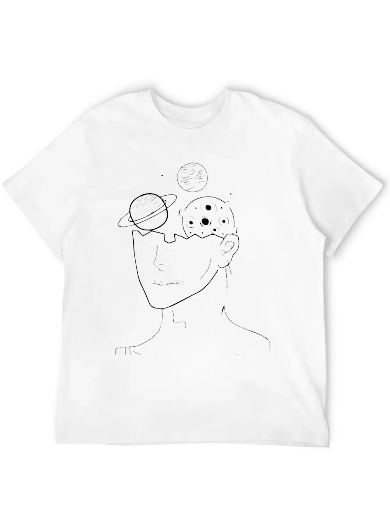 SPACE MIND Soft Cotton Short Sleeve Tee ¨C Unisex Wardrobe Staple