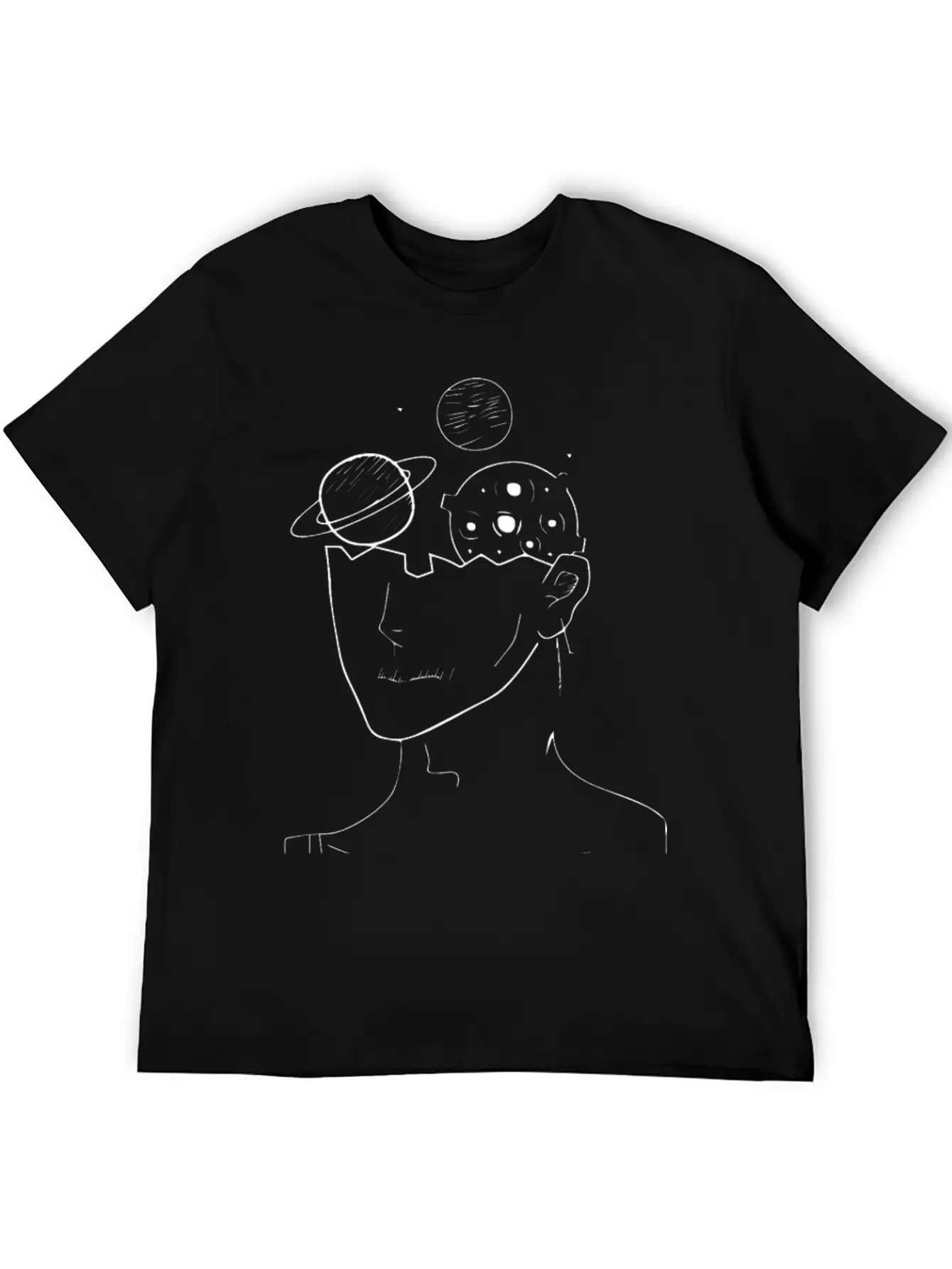 SPACE MIND Soft Cotton Short Sleeve Tee ¨C Unisex Wardrobe Staple