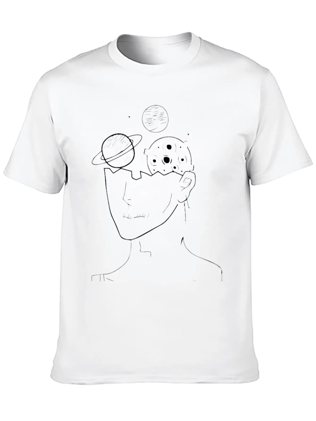 SPACE MIND Soft Cotton Short Sleeve Tee ¨C Unisex Wardrobe Staple