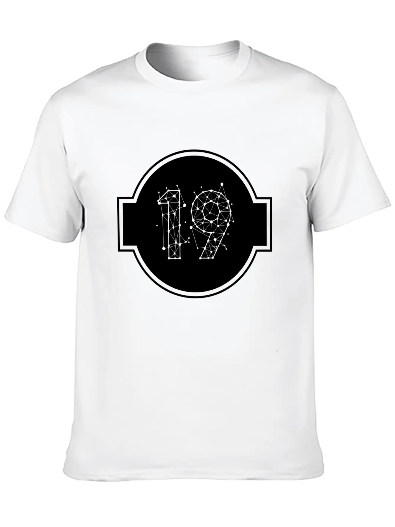 Space Number 19 Essential Cotton Tee For Daily Outfits ¨C Unisex Style