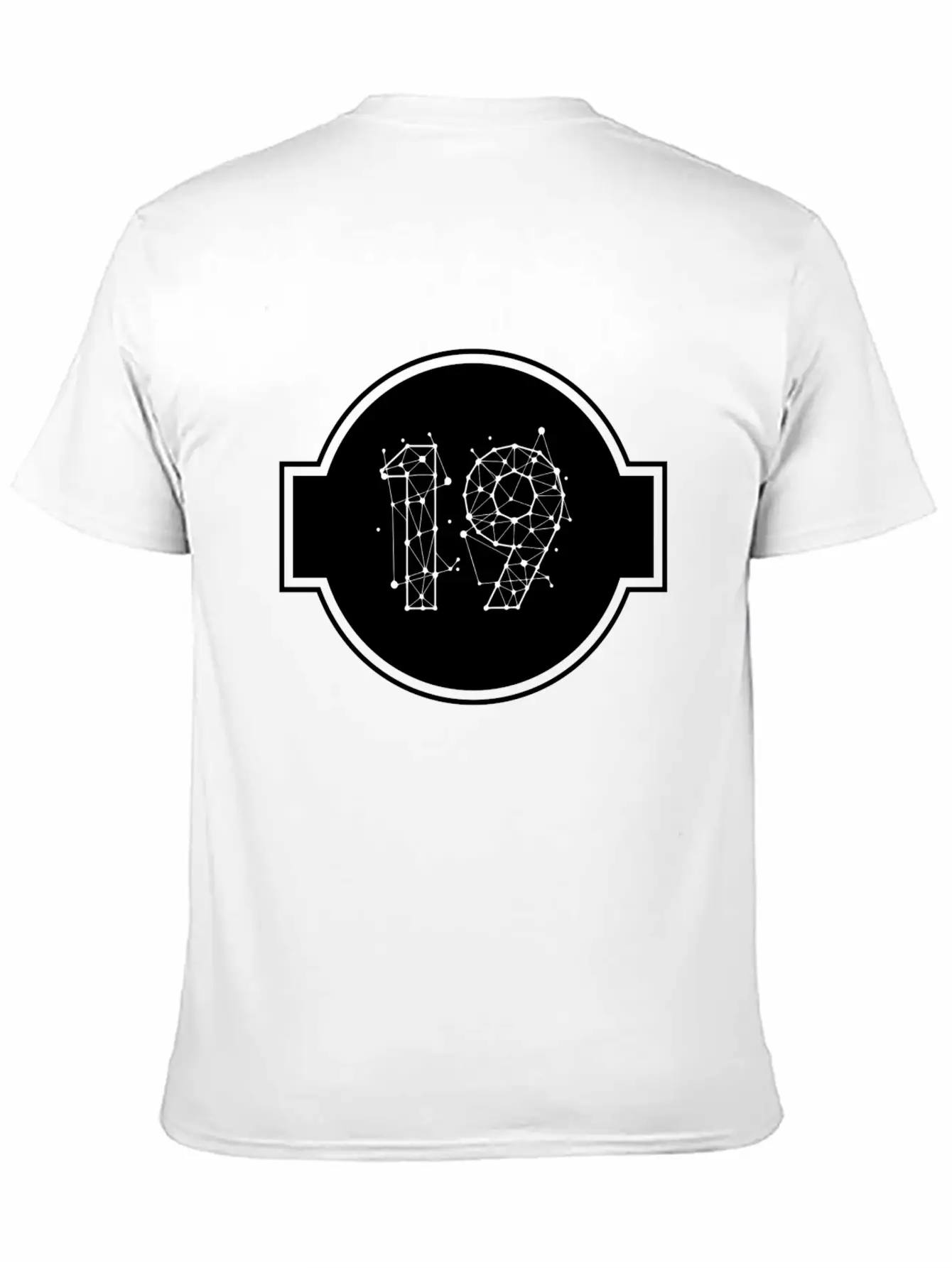 Space Number 19 Essential Cotton Tee For Daily Outfits ¨C Unisex Style