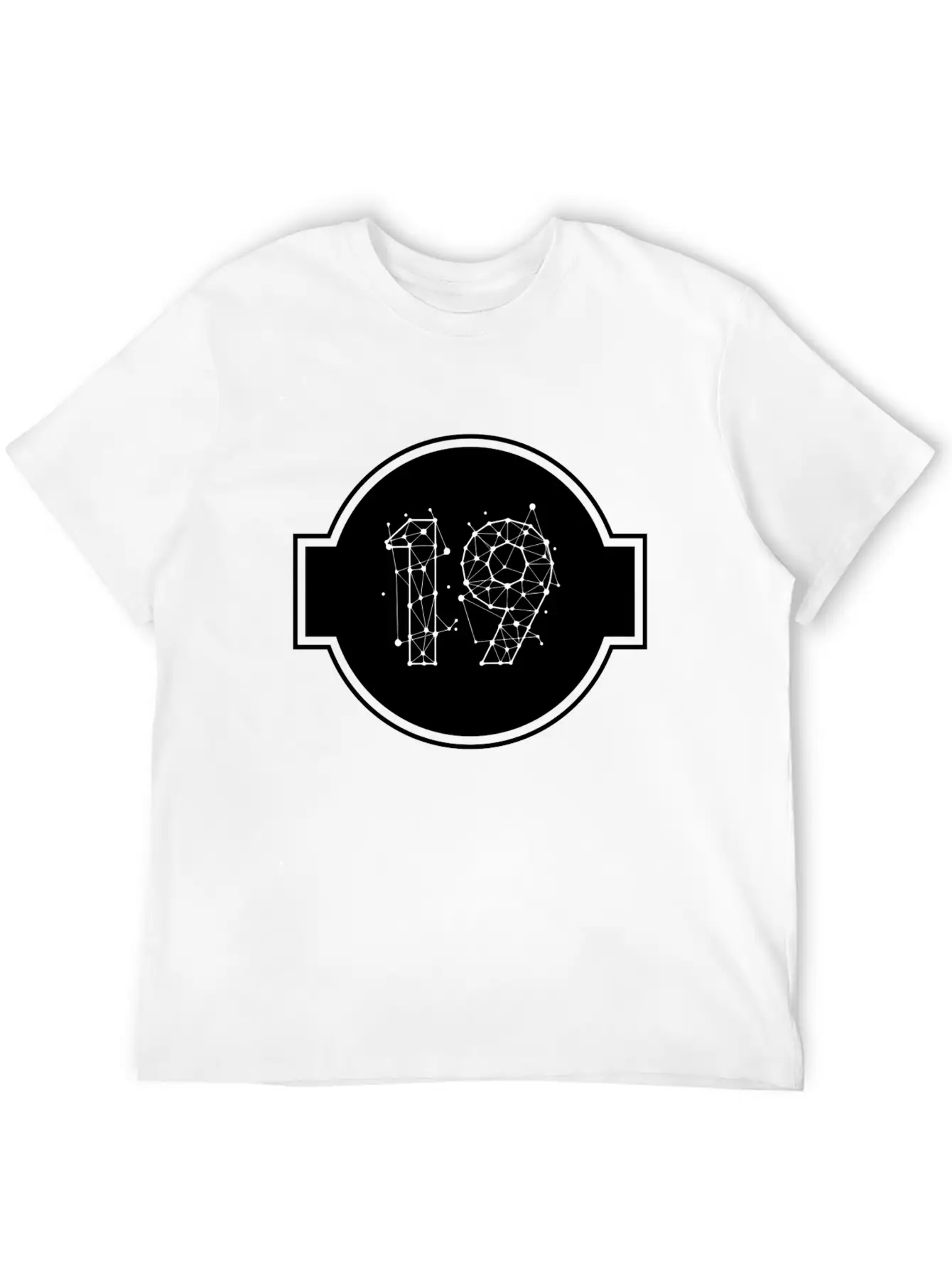 Space Number 19 Essential Cotton Tee For Daily Outfits ¨C Unisex Style