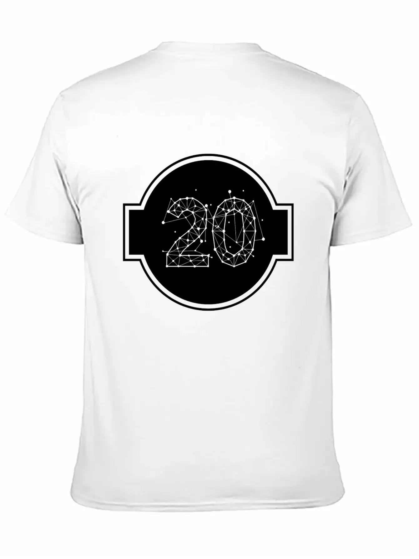 Space Number 20 Basic Graphic T-Shirt ¨C Daily Comfort In Soft Cotton